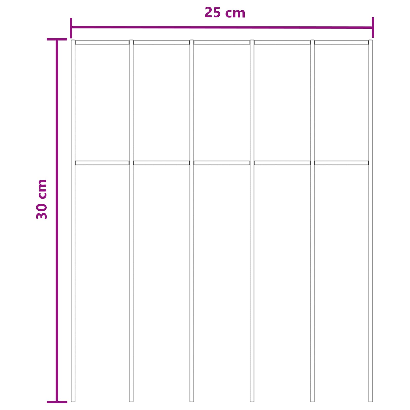 Sodo tvoros plokštė 24 pcs Galvanizuotas plienas Sidabrinė