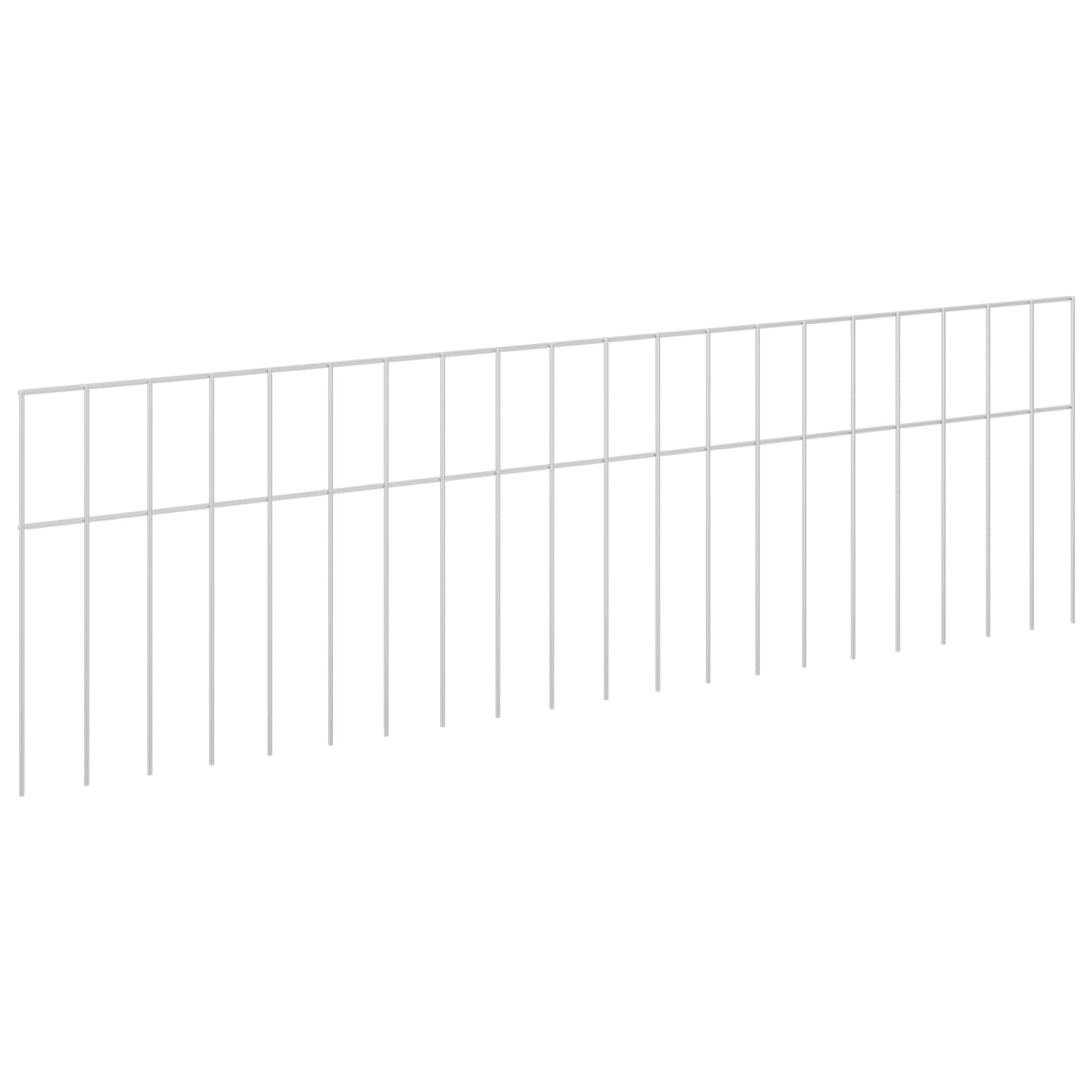 Sodo tvoros plokštė 48 pcs Galvanizuotas plienas Sidabrinė
