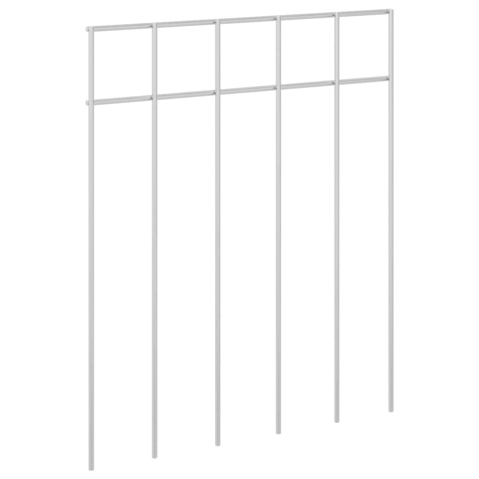 Sodo tvoros plokštė 12 pcs Galvanizuotas plienas Sidabrinė