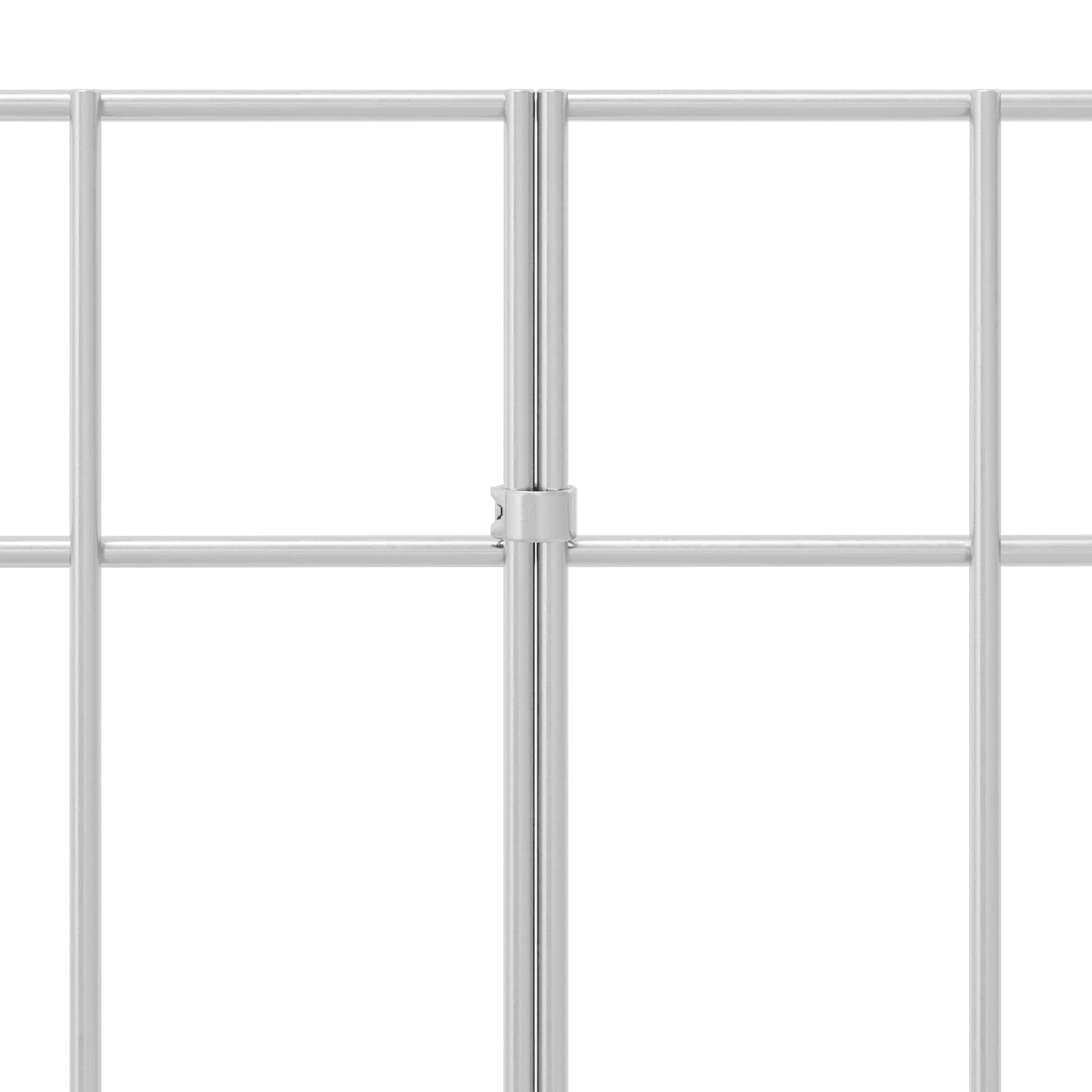 Sodo tvoros plokštė 48 pcs Galvanizuotas plienas Sidabrinė