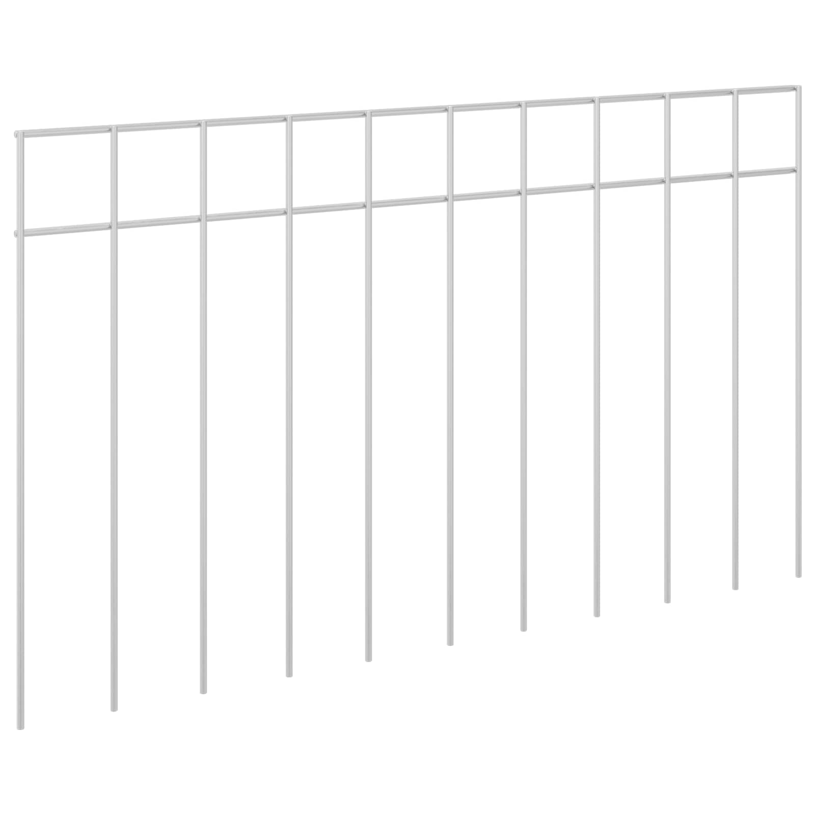 Sodo tvoros plokštė 48 pcs Galvanizuotas plienas Sidabrinė