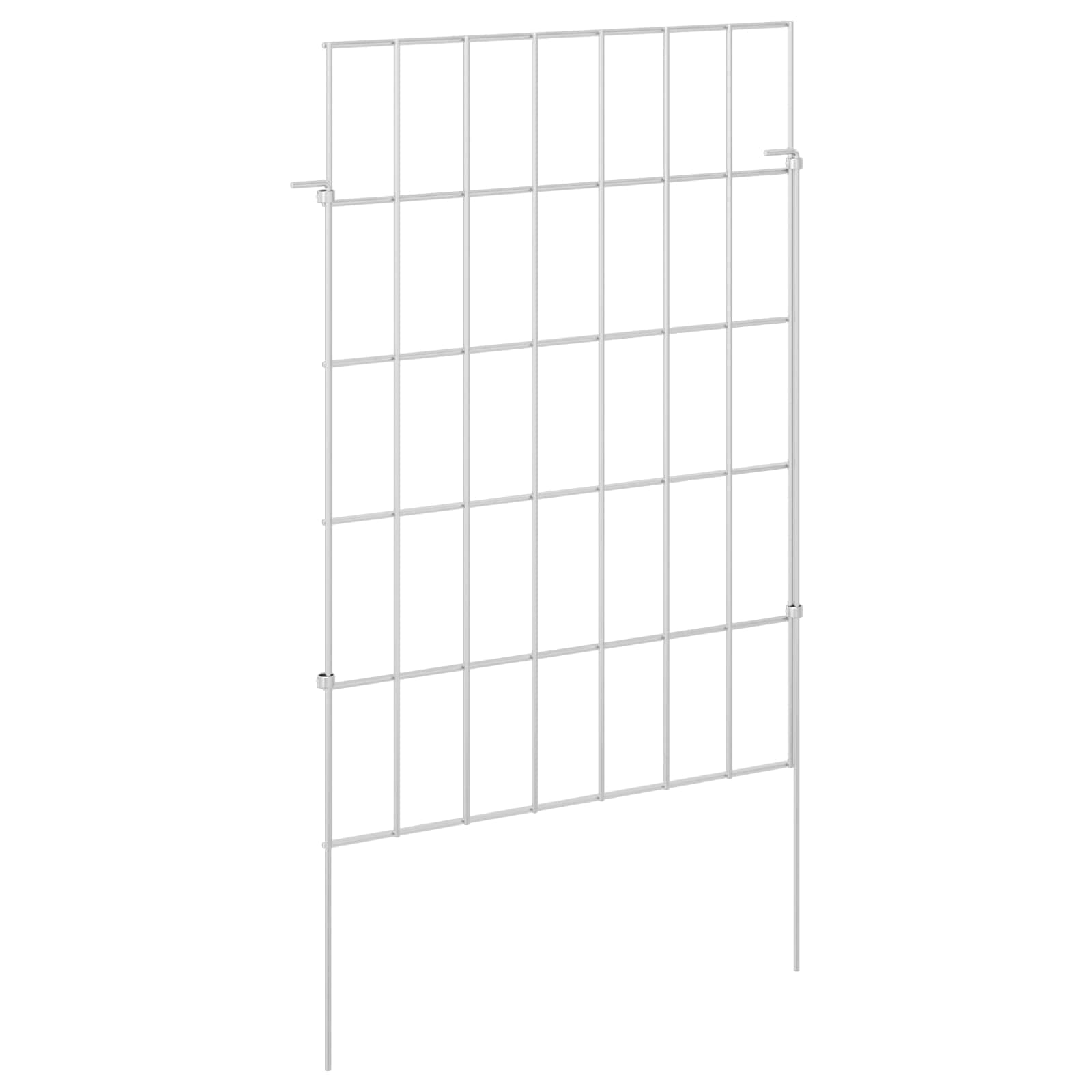 Sodo tvora su kuoliukais 12 pcs 35 x 50 cm Mesh Sidabrinė