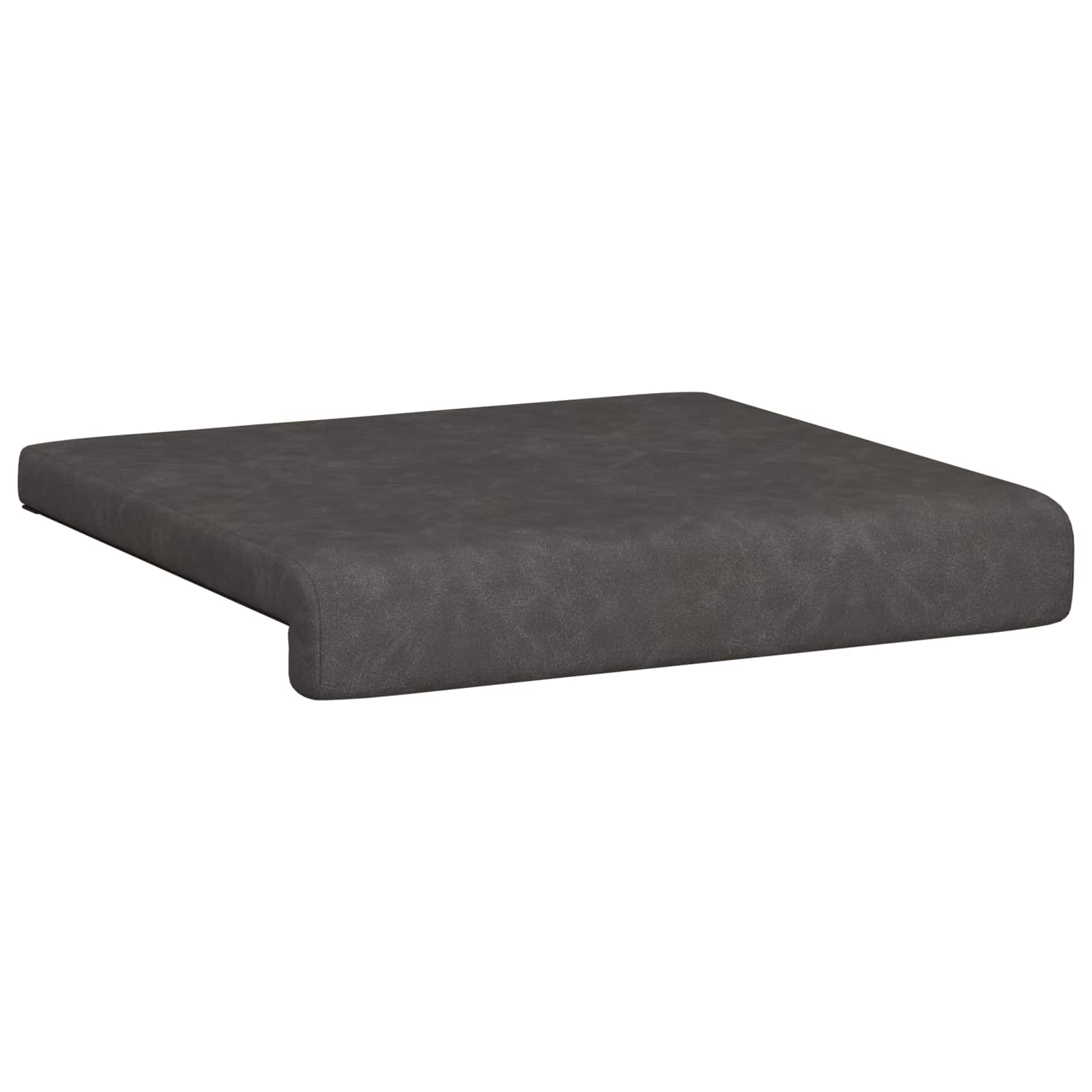 Suoliuko pagalvė 2 pcs Dirbtinė oda Juoda Gylis 35 cm