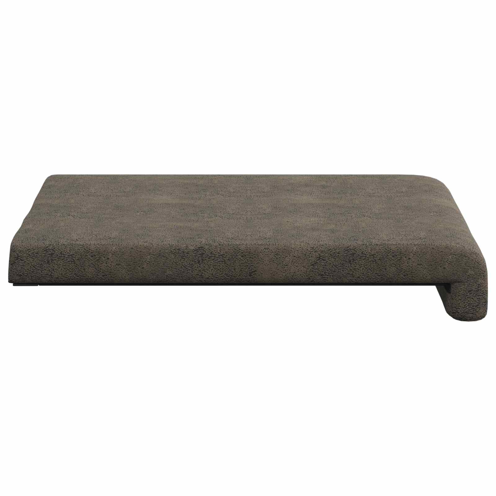 Suoliuko pagalvė 2 pcs Dirbtinė zomša Tamsiai pilka Gylis 35 cm