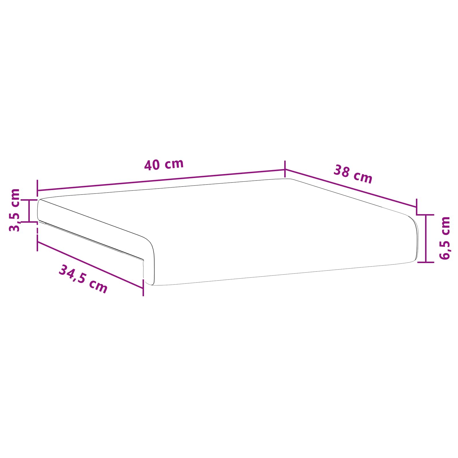 Suoliuko pagalvė 2 vnt. Mikropluoštas Ruda Gylis 35 cm