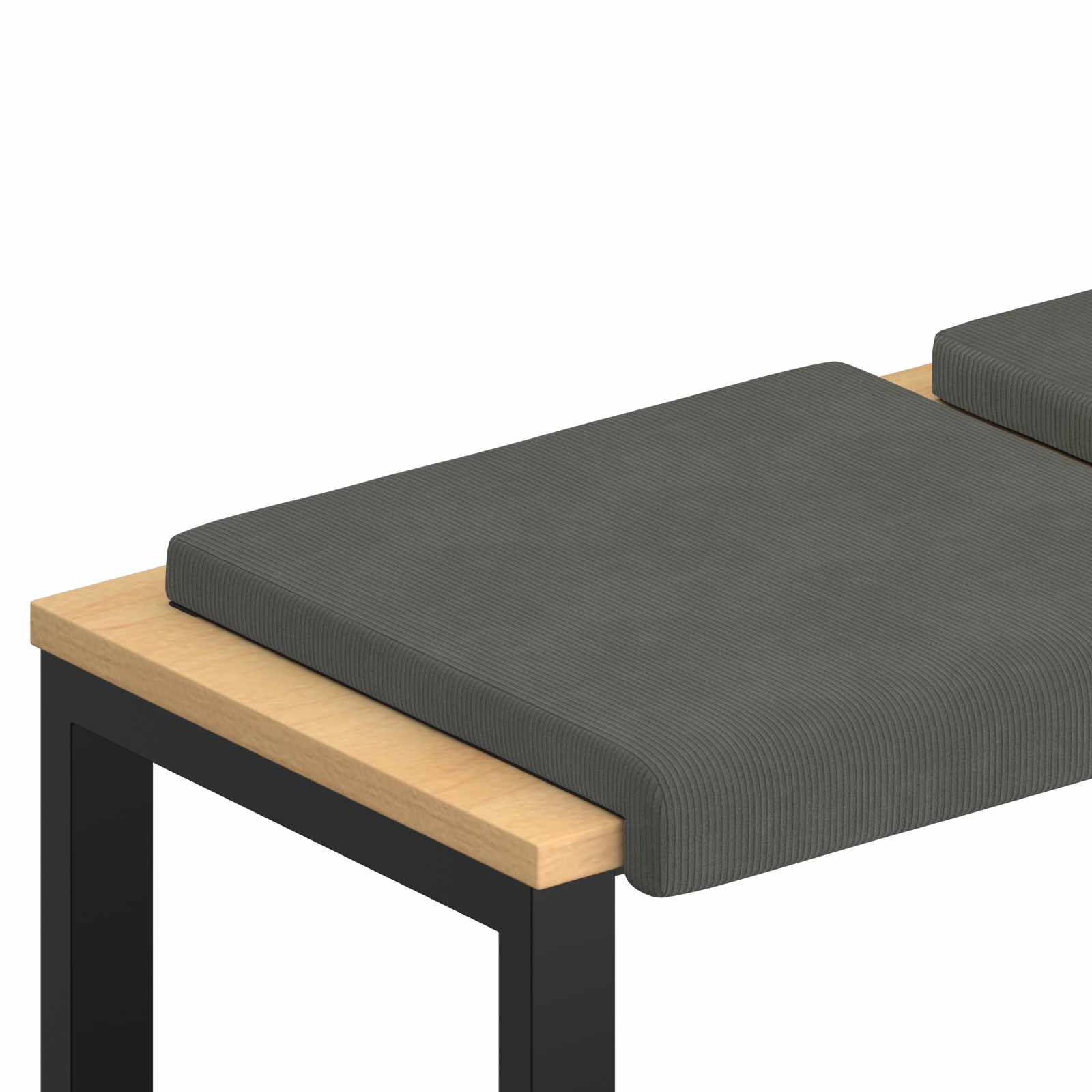 Suoliuko pagalvė 2 pcs mančester Tamsiai pilka Gylis 35 cm