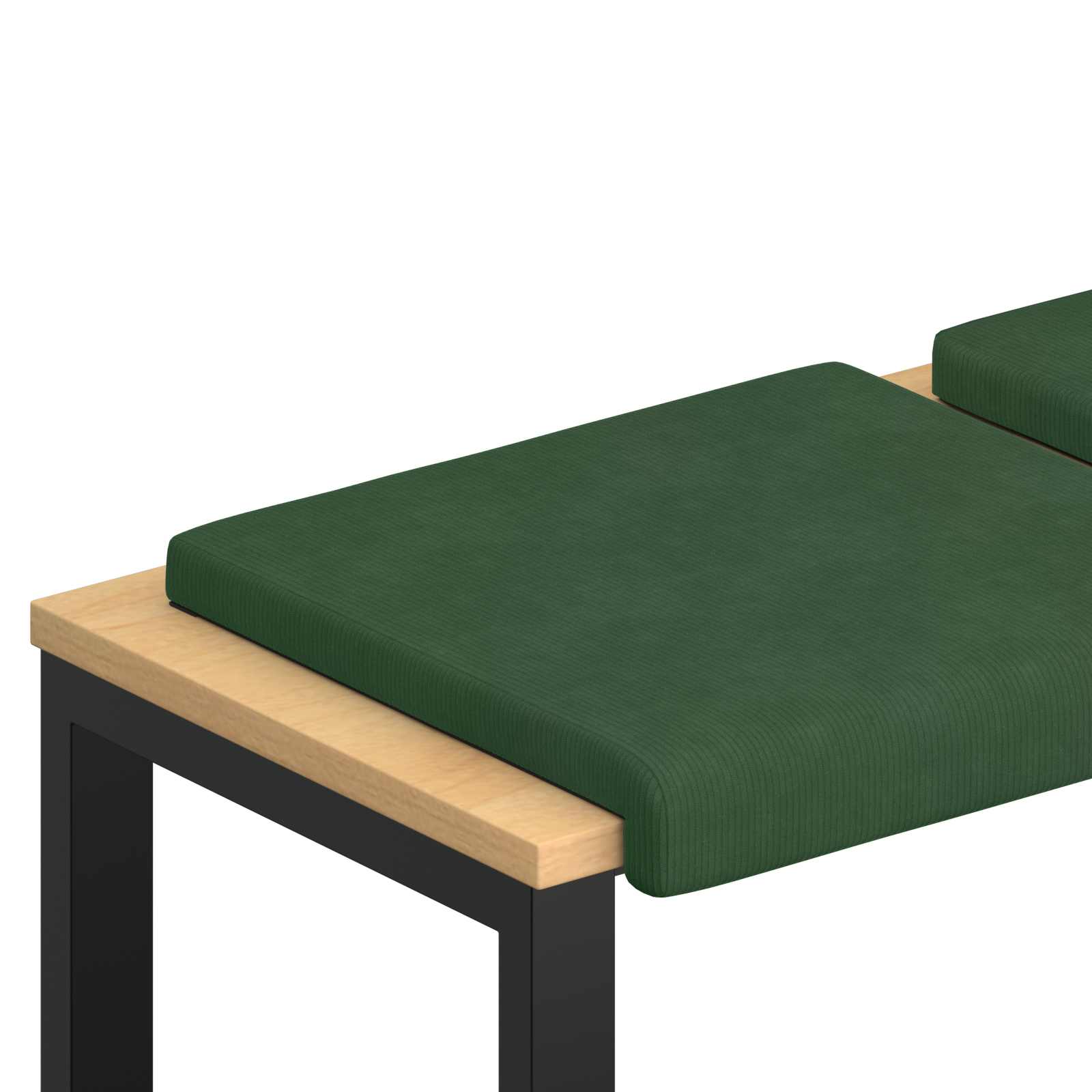 Suoliuko pagalvė 2 pcs mančester Tamsiai žalia Gylis 35 cm