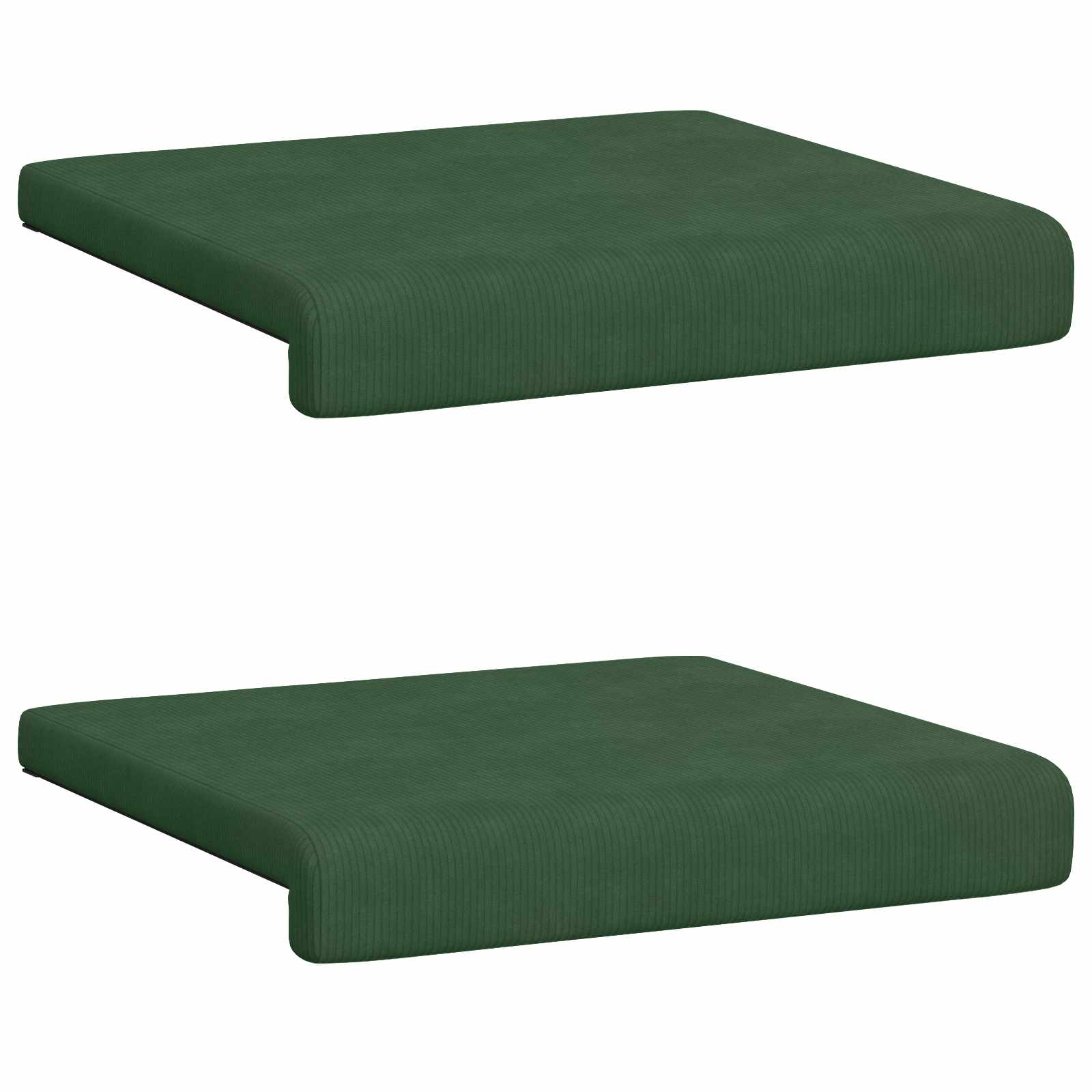 Suoliuko pagalvė 2 pcs mančester Tamsiai žalia Gylis 35 cm