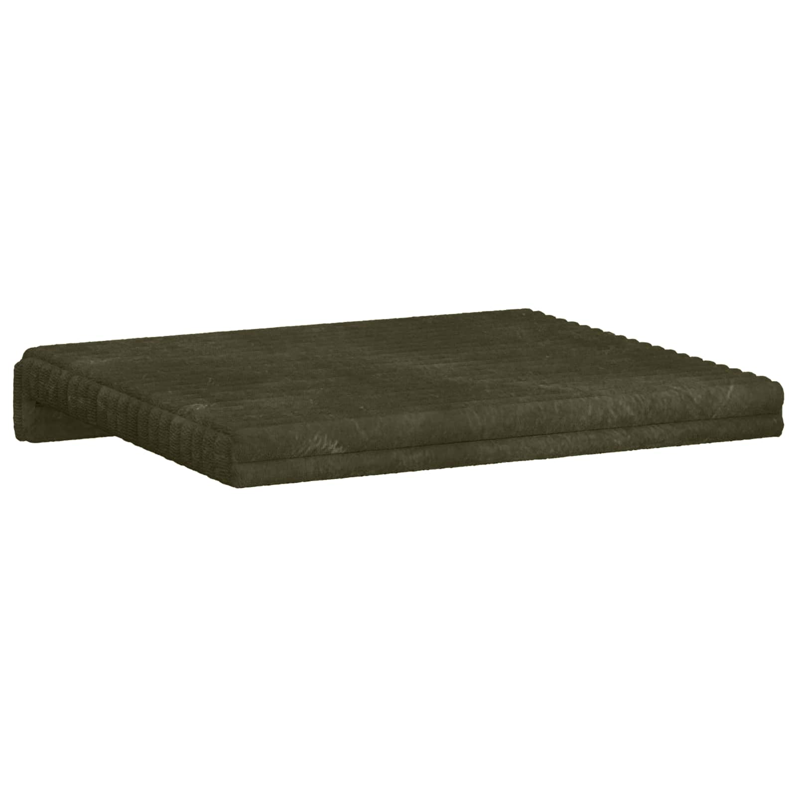 Suoliuko pagalvė 2 pcs Pūkuota korduroja Žalia Gylis 35 cm