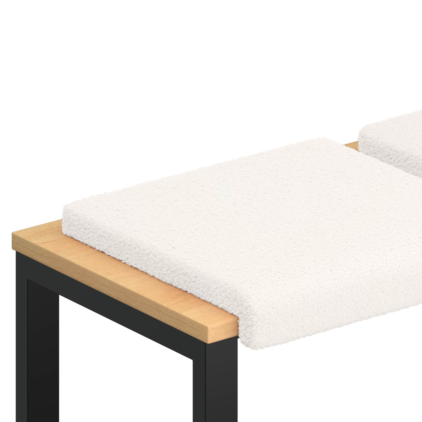 Suoliuko pagalvė 2 pcs Šerpos audinys Kreminė Gylis 35 cm