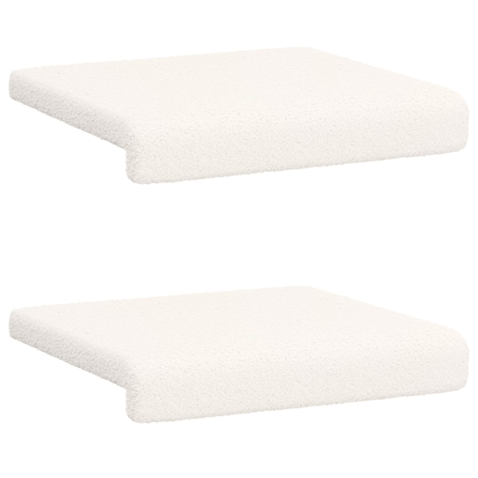 Suoliuko pagalvė 2 pcs Šerpos audinys Kreminė Gylis 35 cm
