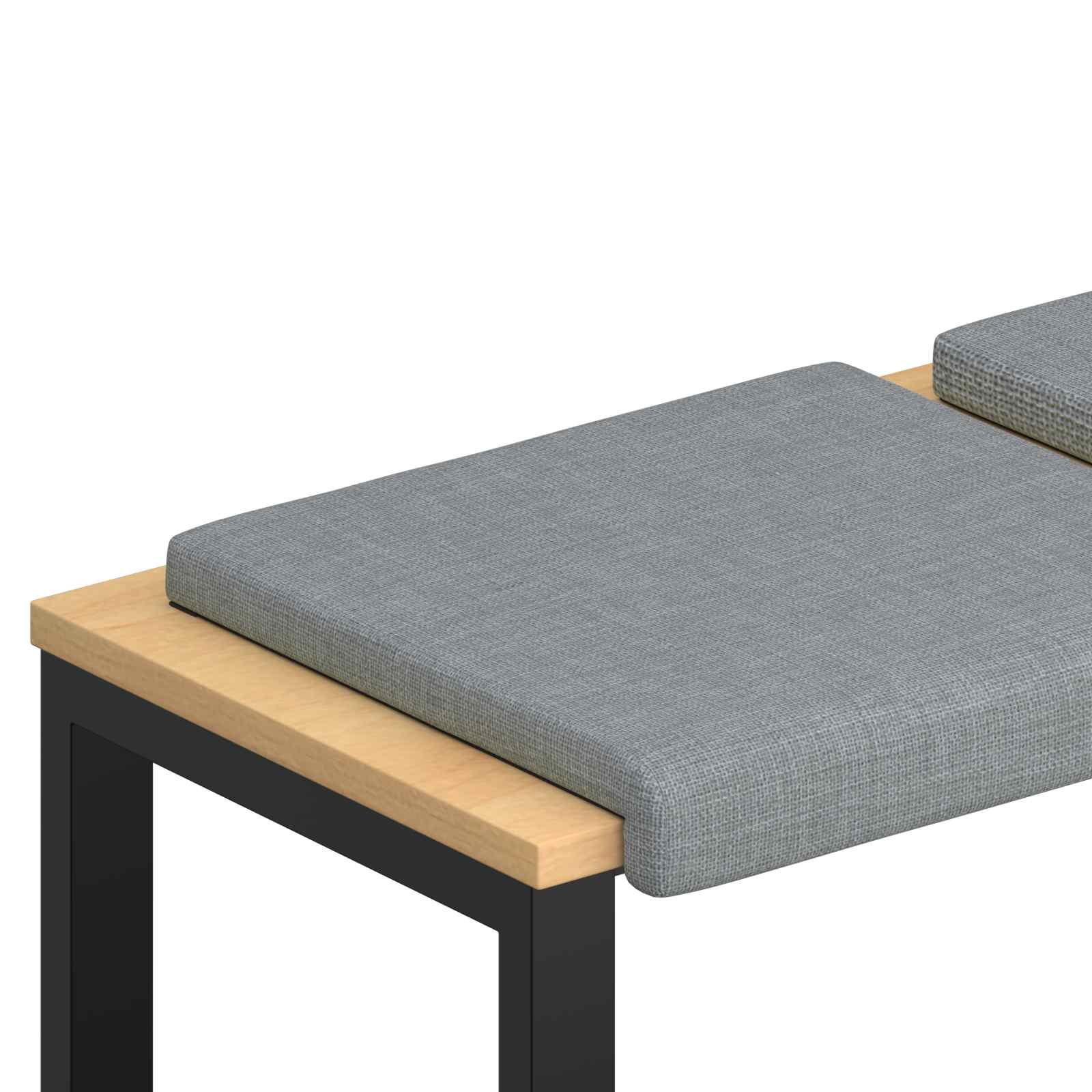 Suoliuko pagalvė 4 pcs Audinys Šviesiai pilka Gylis 35 cm