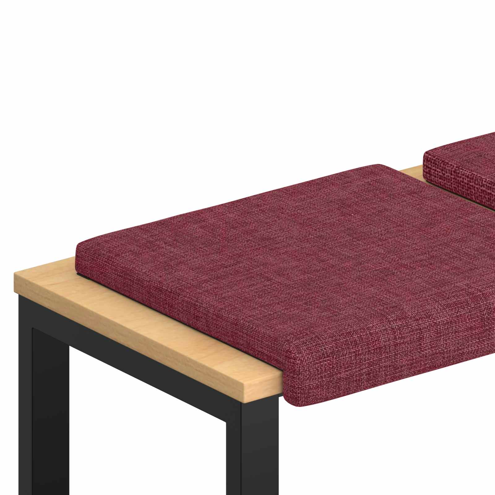 Suoliuko pagalvė 4 pcs Audinys Vyno raudona Gylis 35 cm