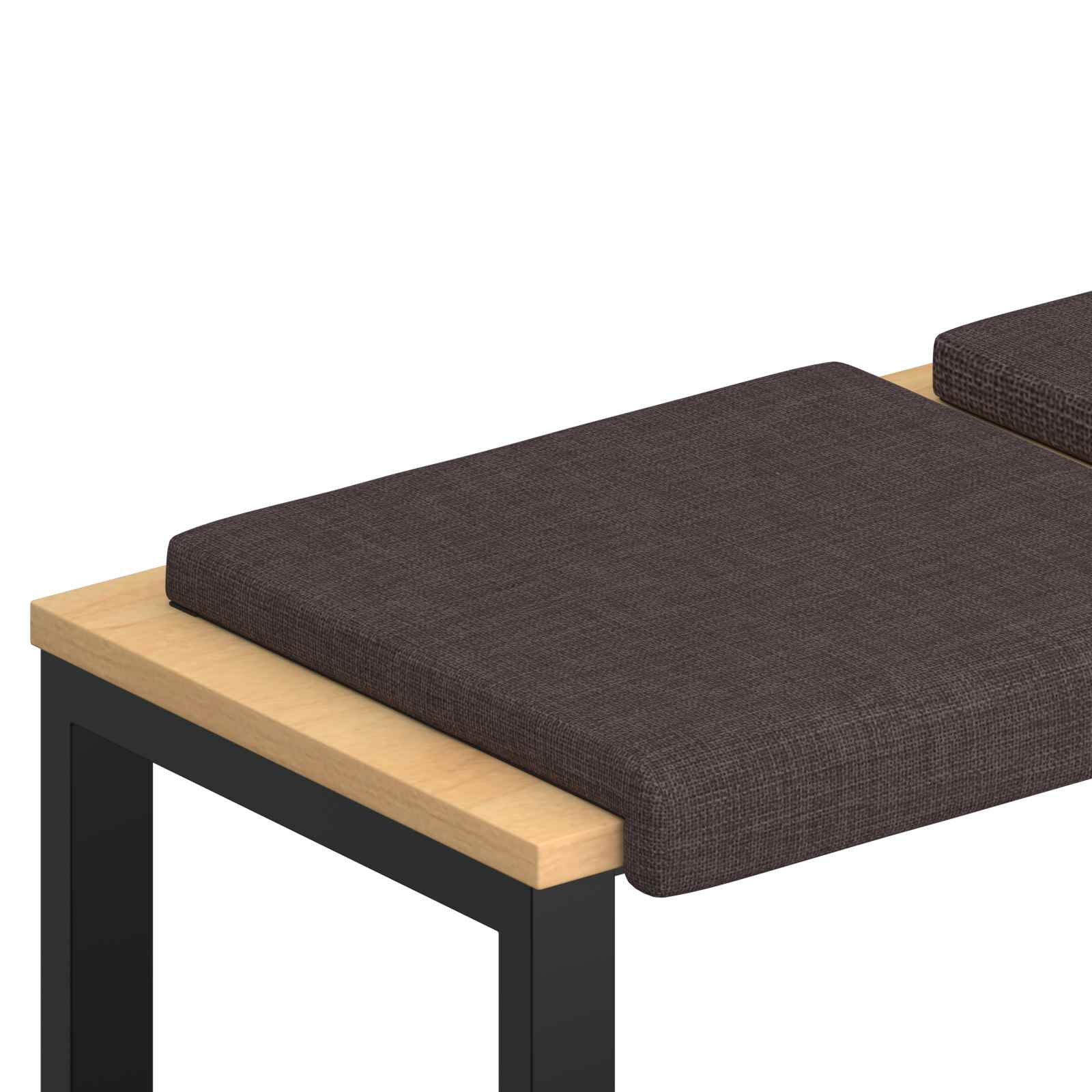 Suoliuko pagalvė 4 pcs Audinys Tamsiai rudas Gylis 35 cm