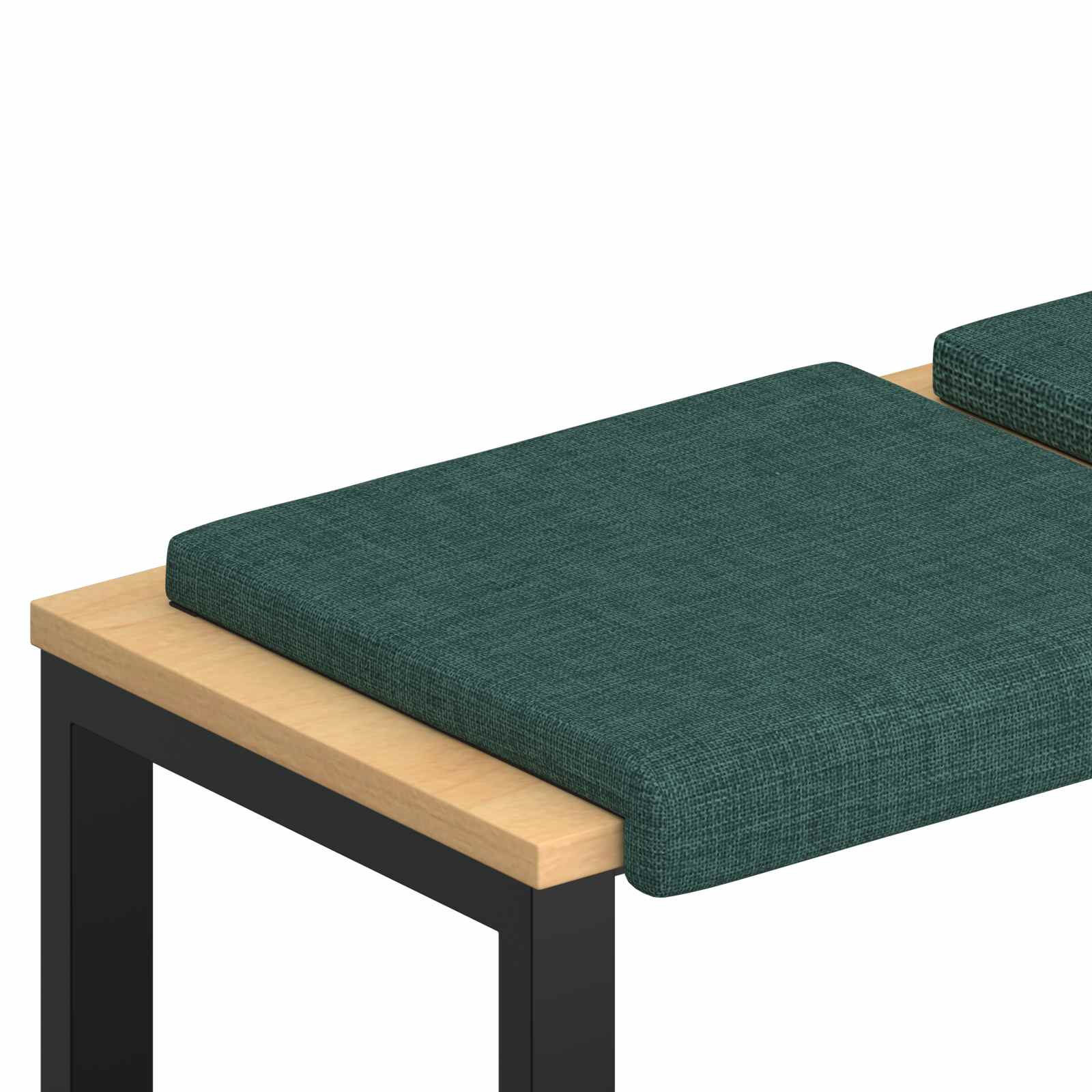 Suoliuko pagalvė 4 pcs Audinys Tamsiai žalia Gylis 35 cm