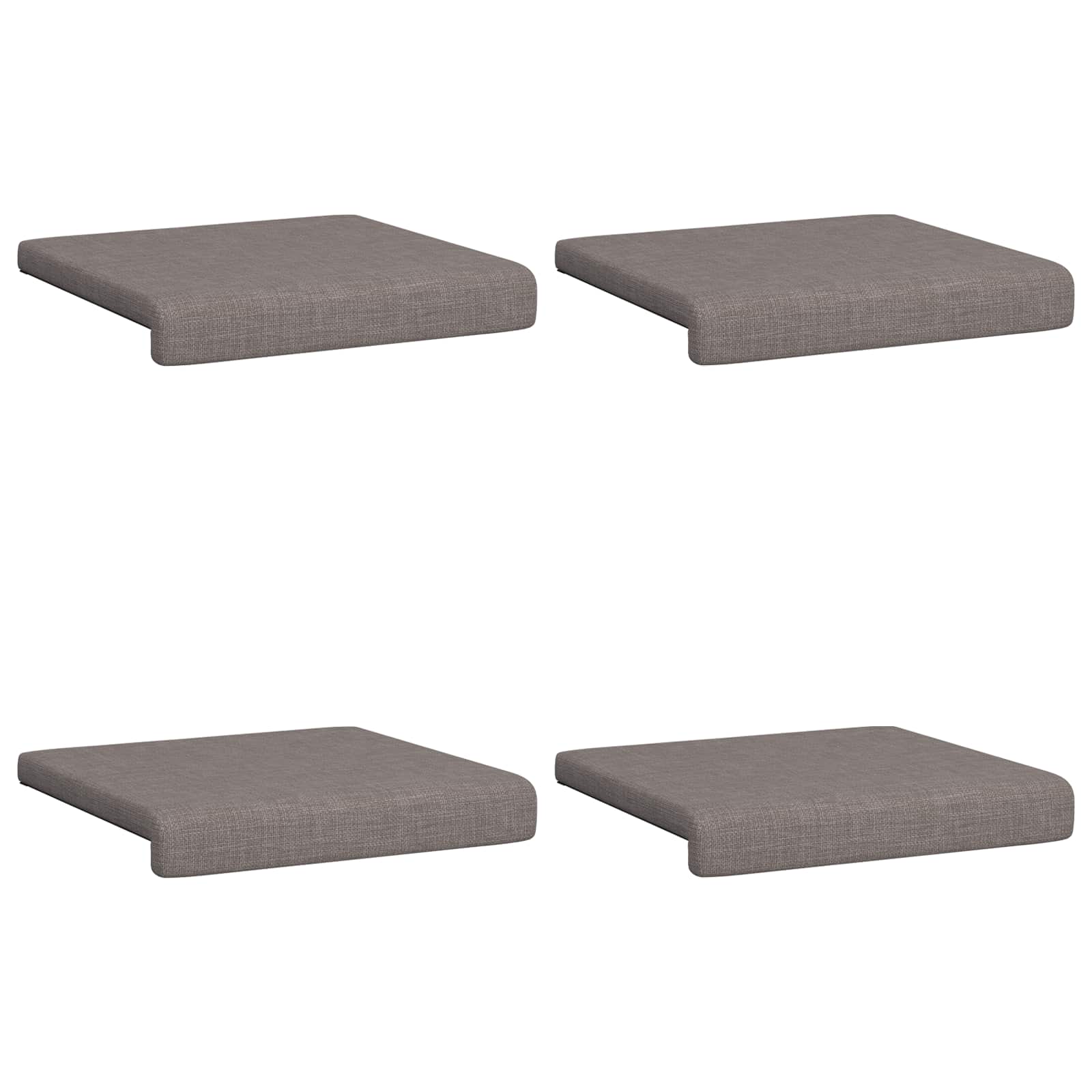 Suoliuko pagalvė 4 pcs Audinys Taupe Gylis 35 cm