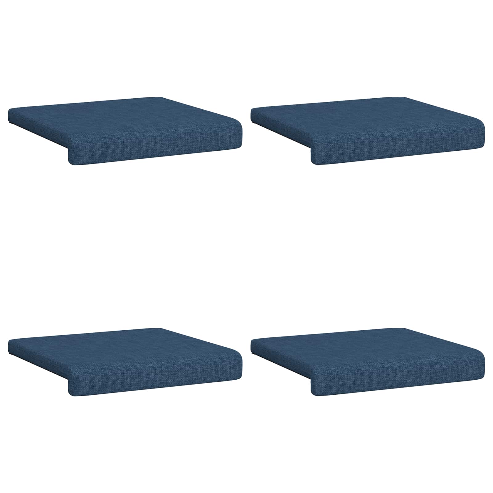 Suoliuko pagalvė 4 pcs Audinys Mėlyna Gylis 35 cm