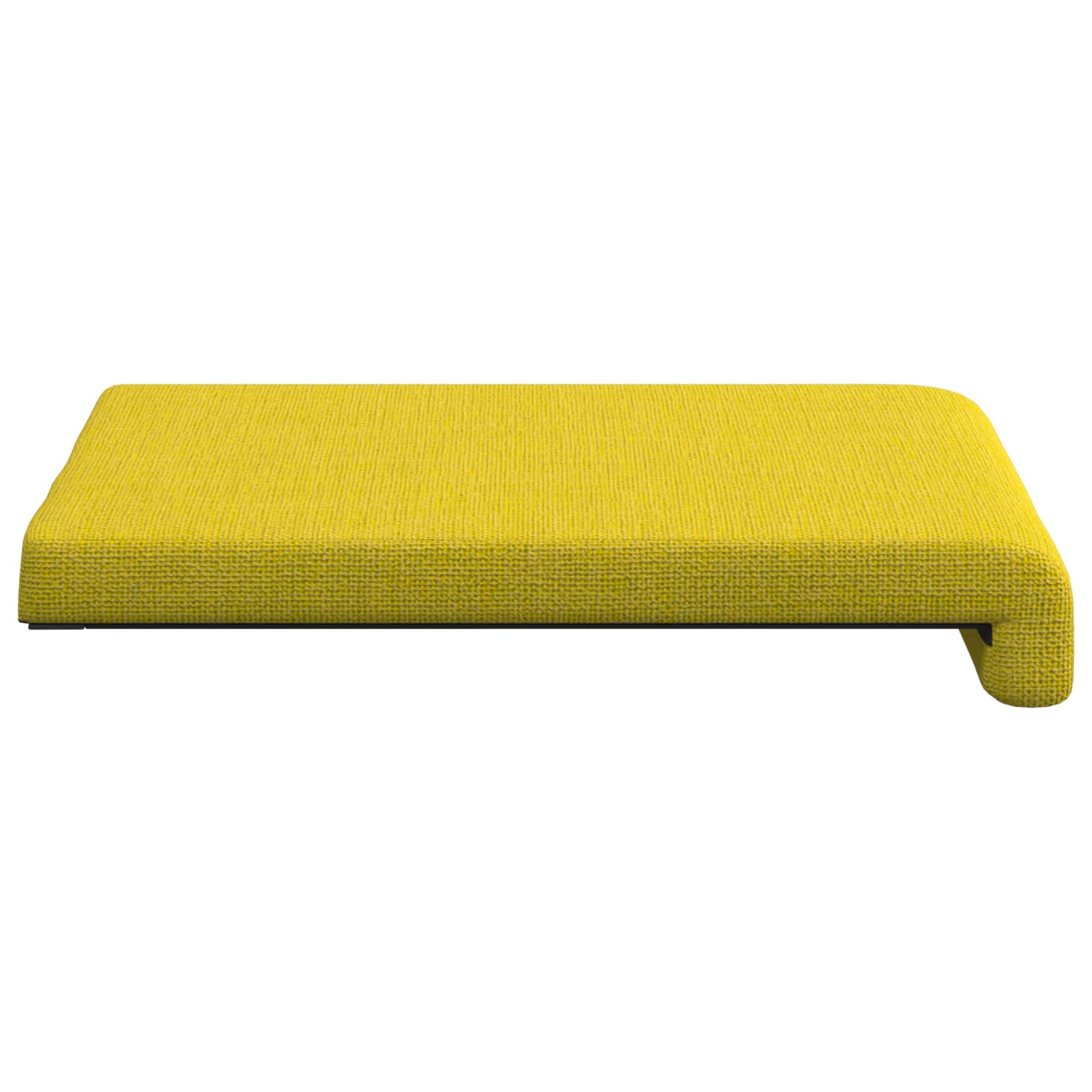 Suoliuko pagalvė 4 pcs Audinys Šviesi geltona Gylis 35 cm