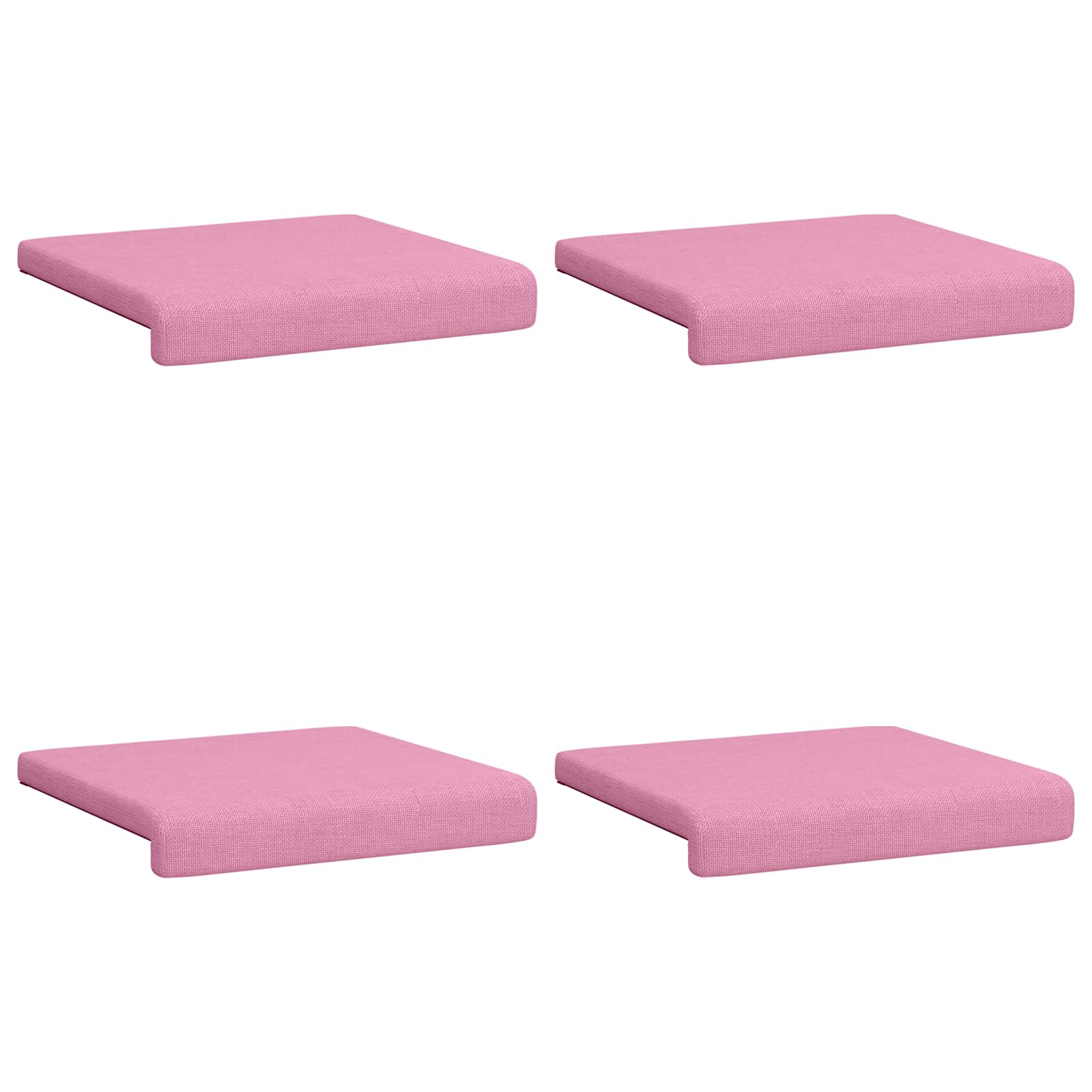 Suoliuko pagalvė 4 pcs Audinys Rožinė Gylis 35 cm