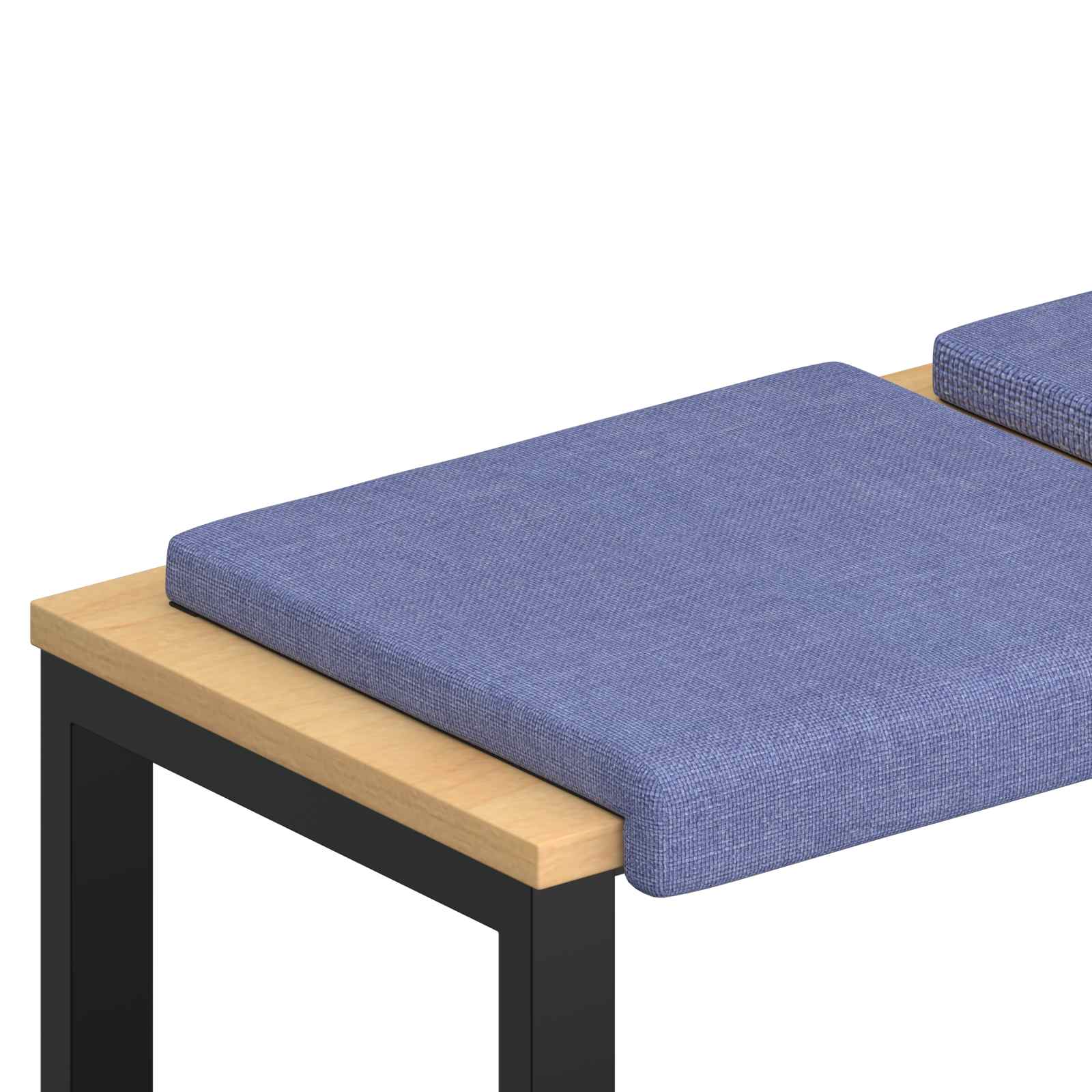 Suoliuko pagalvė 4 pcs Audinys Džinsinės mėlynos Gylis 35 cm