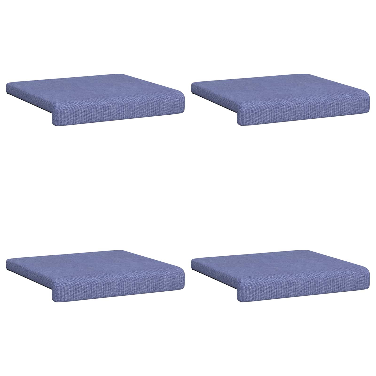 Suoliuko pagalvė 4 pcs Audinys Džinsinės mėlynos Gylis 35 cm