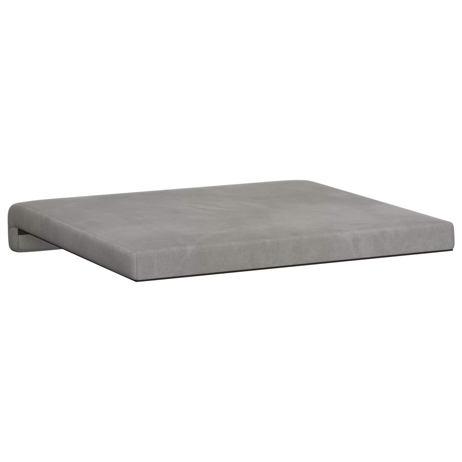 Suoliuko pagalvė 4 pcs Aksomas Šviesiai pilka Gylis 35 cm