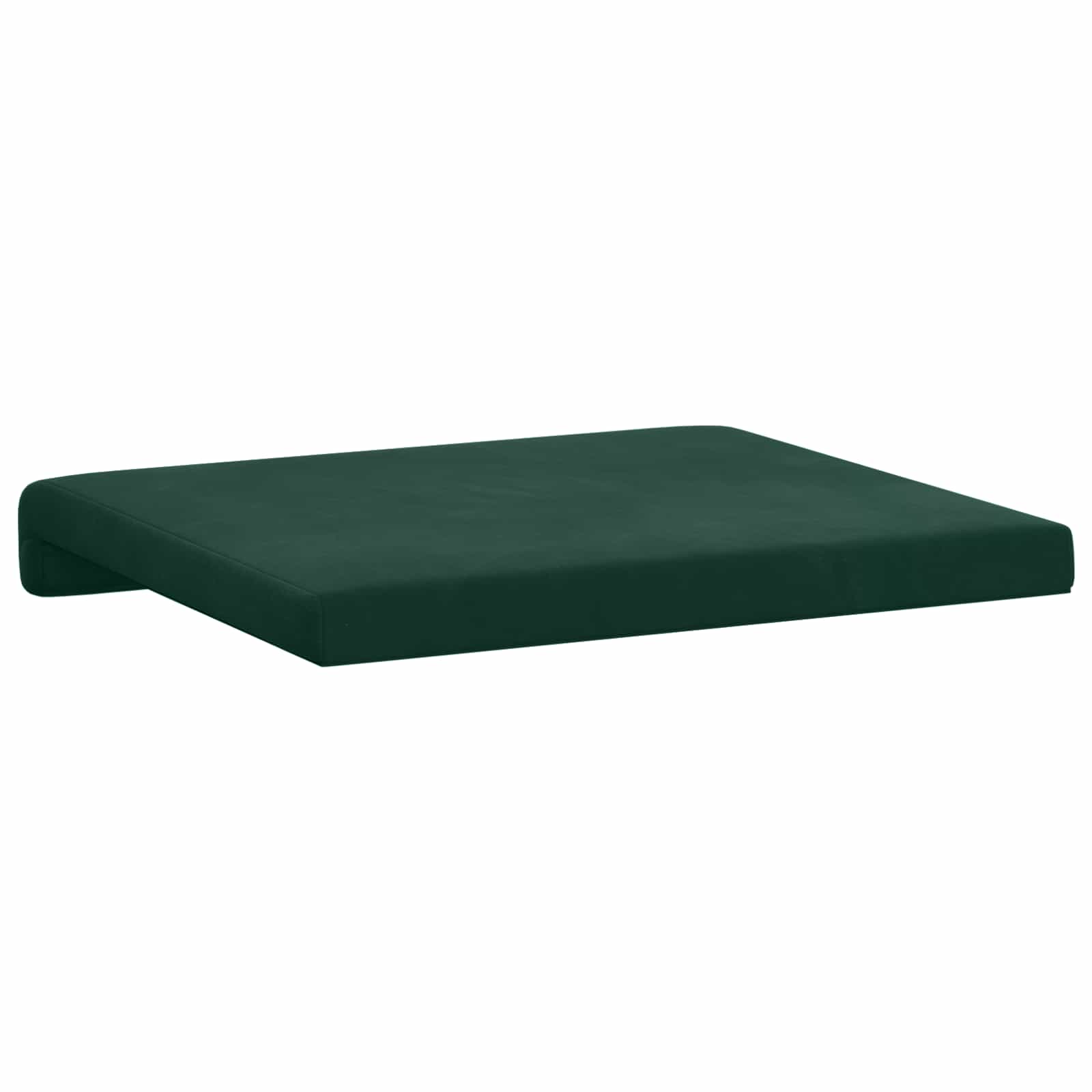 Suoliuko pagalvė 4 pcs Aksomas Tamsiai žalia Gylis 35 cm