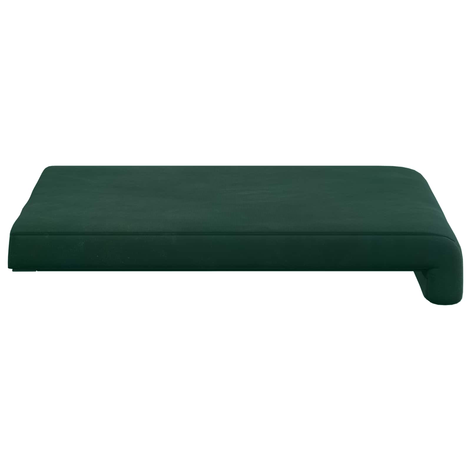 Suoliuko pagalvė 4 pcs Aksomas Tamsiai žalia Gylis 35 cm