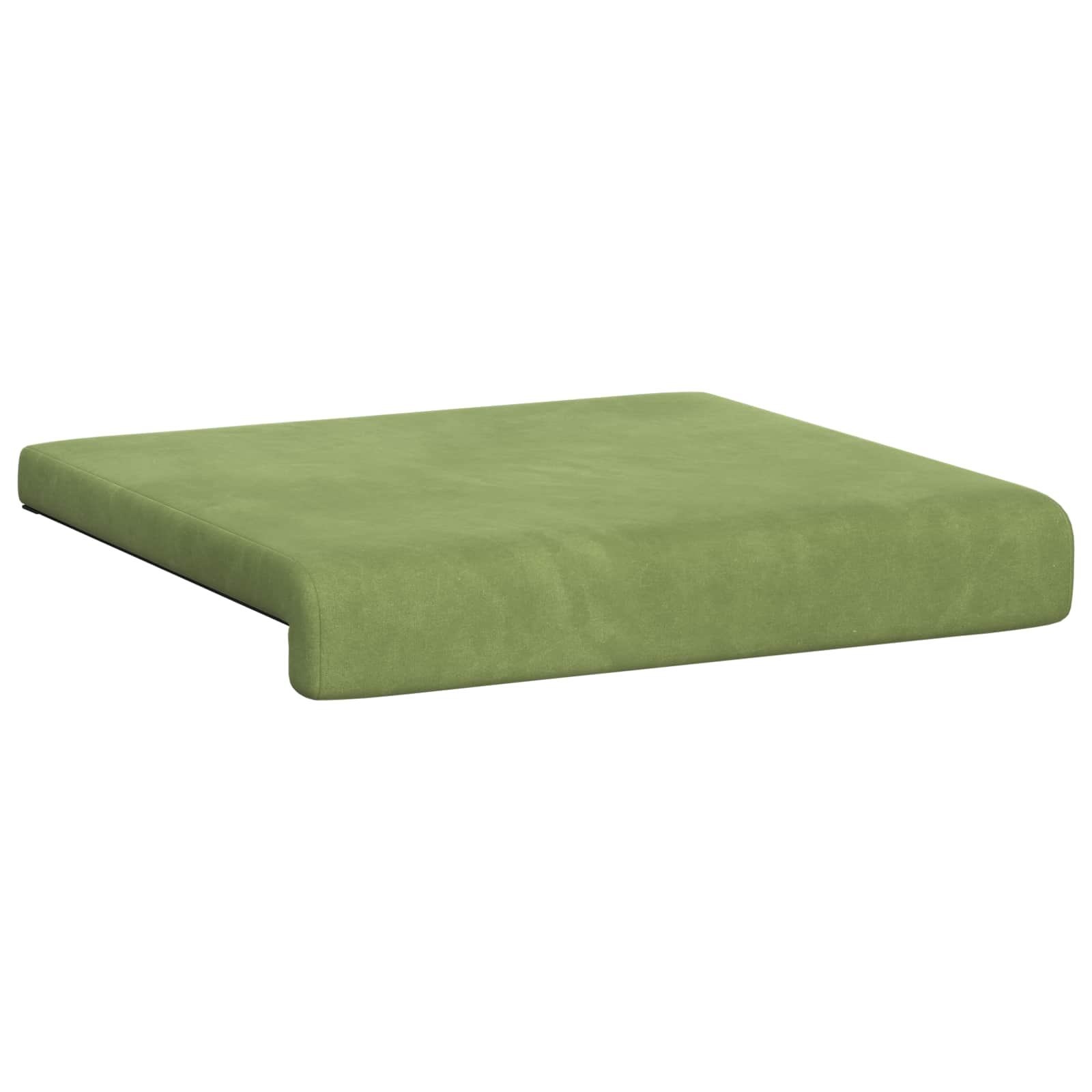 Suoliuko pagalvė 4 pcs Aksomas Šviesiai žalia Gylis 35 cm