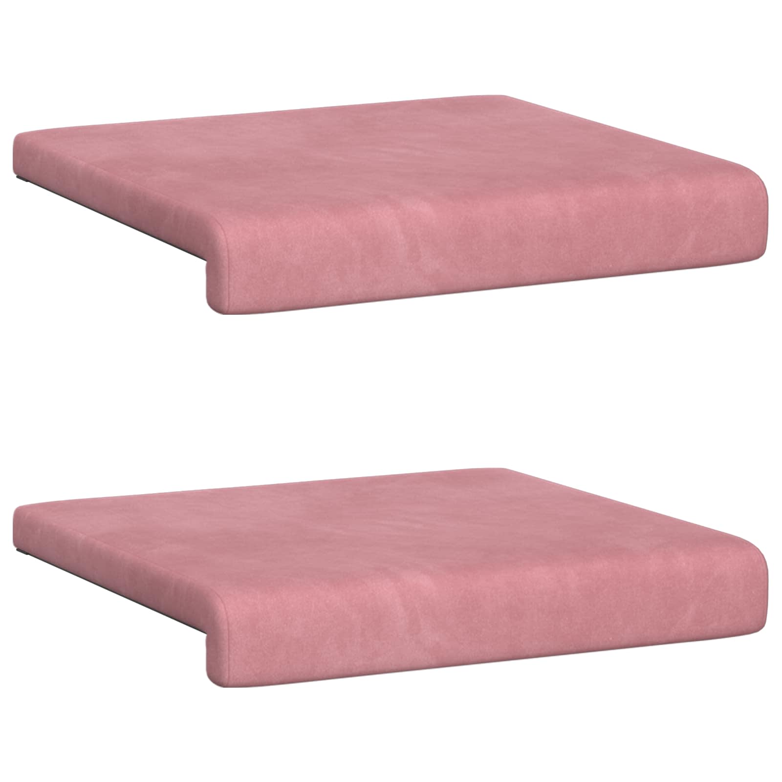 Suoliuko pagalvė 4 pcs Aksomas Rožinė Gylis 35 cm
