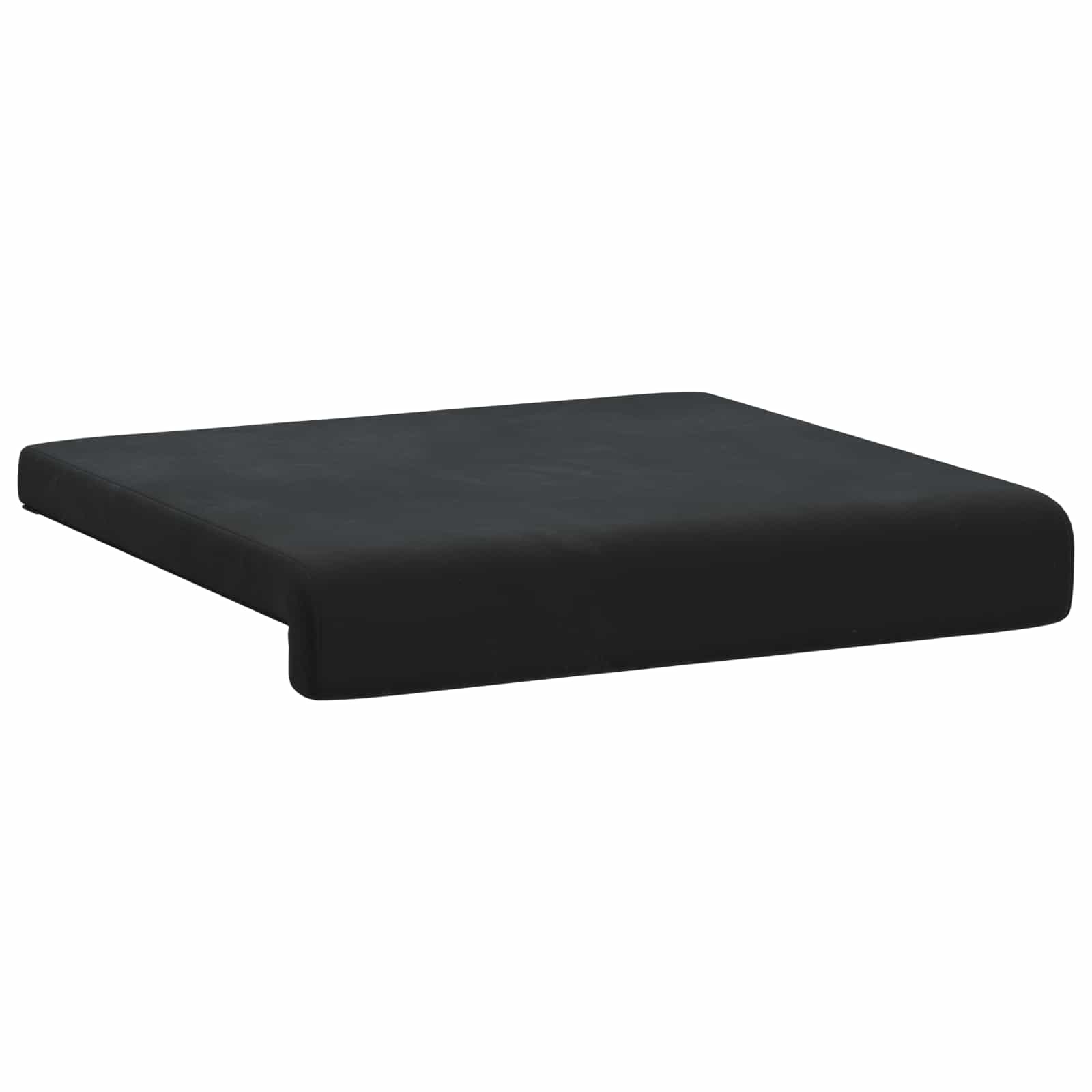 Suoliuko pagalvė 4 pcs Aksomas Juoda Gylis 35 cm