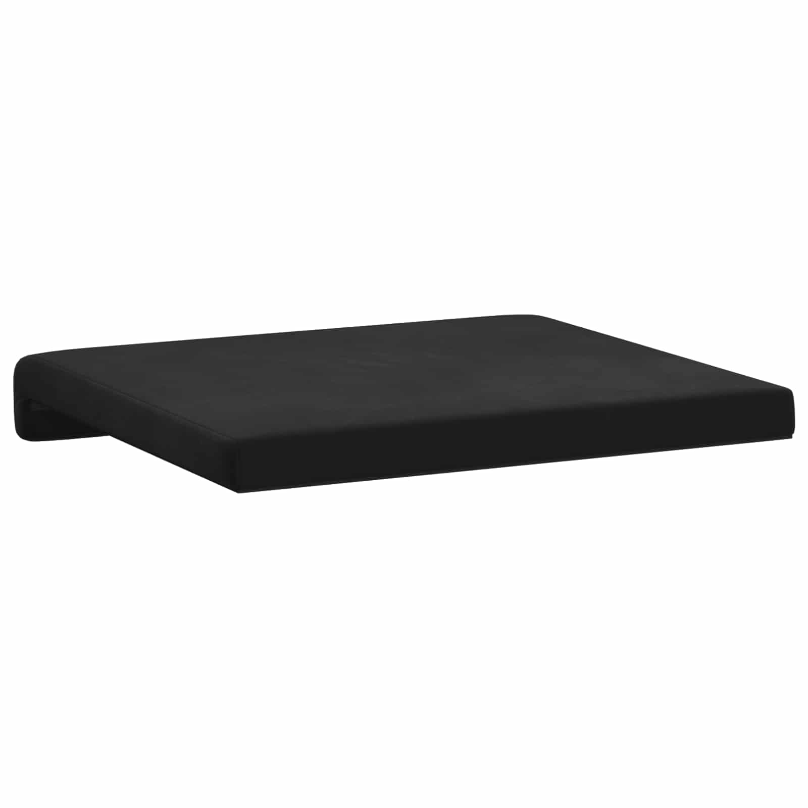 Suoliuko pagalvė 4 pcs Aksomas Juoda Gylis 35 cm