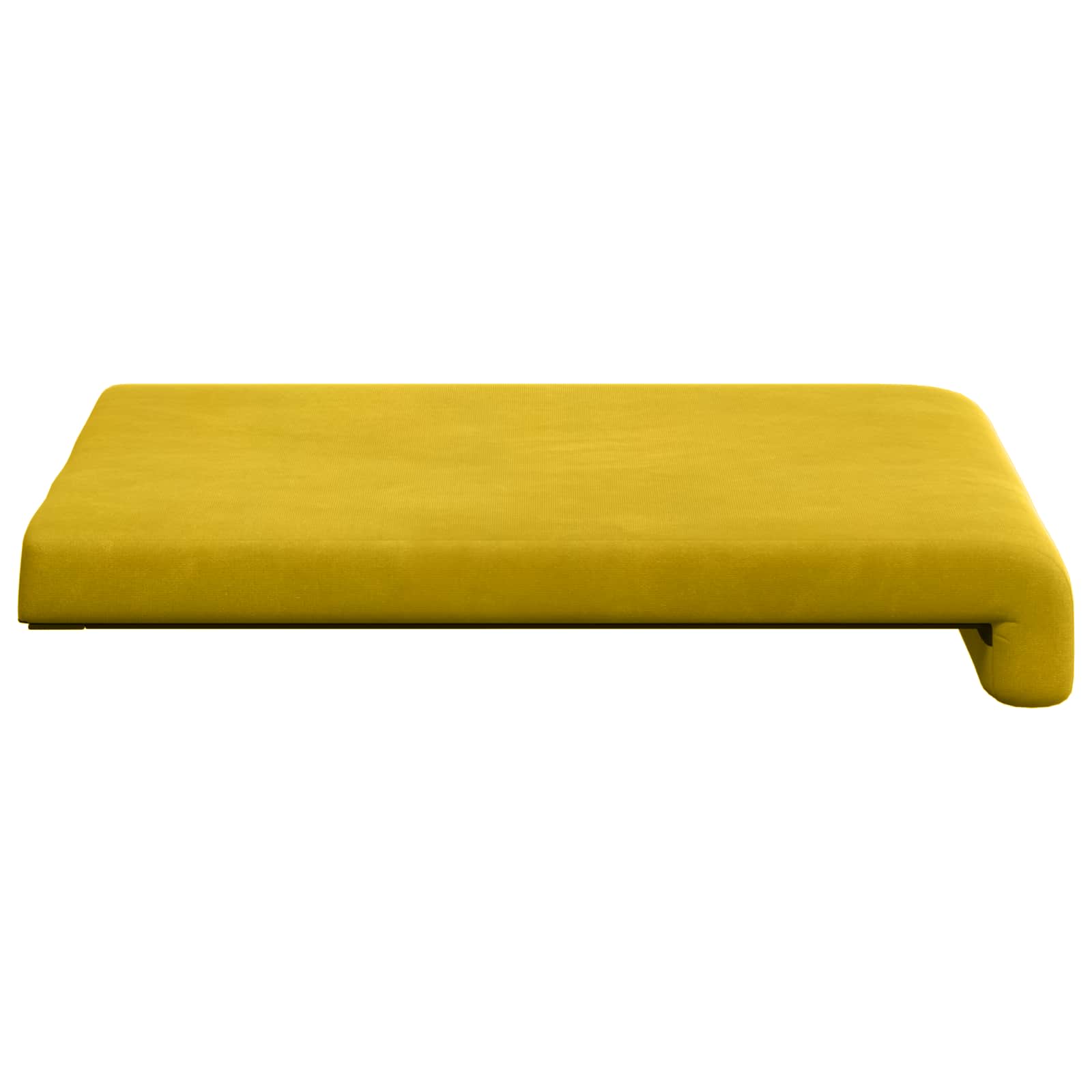 Suoliuko pagalvė 4 pcs Aksomas Geltona Gylis 35 cm