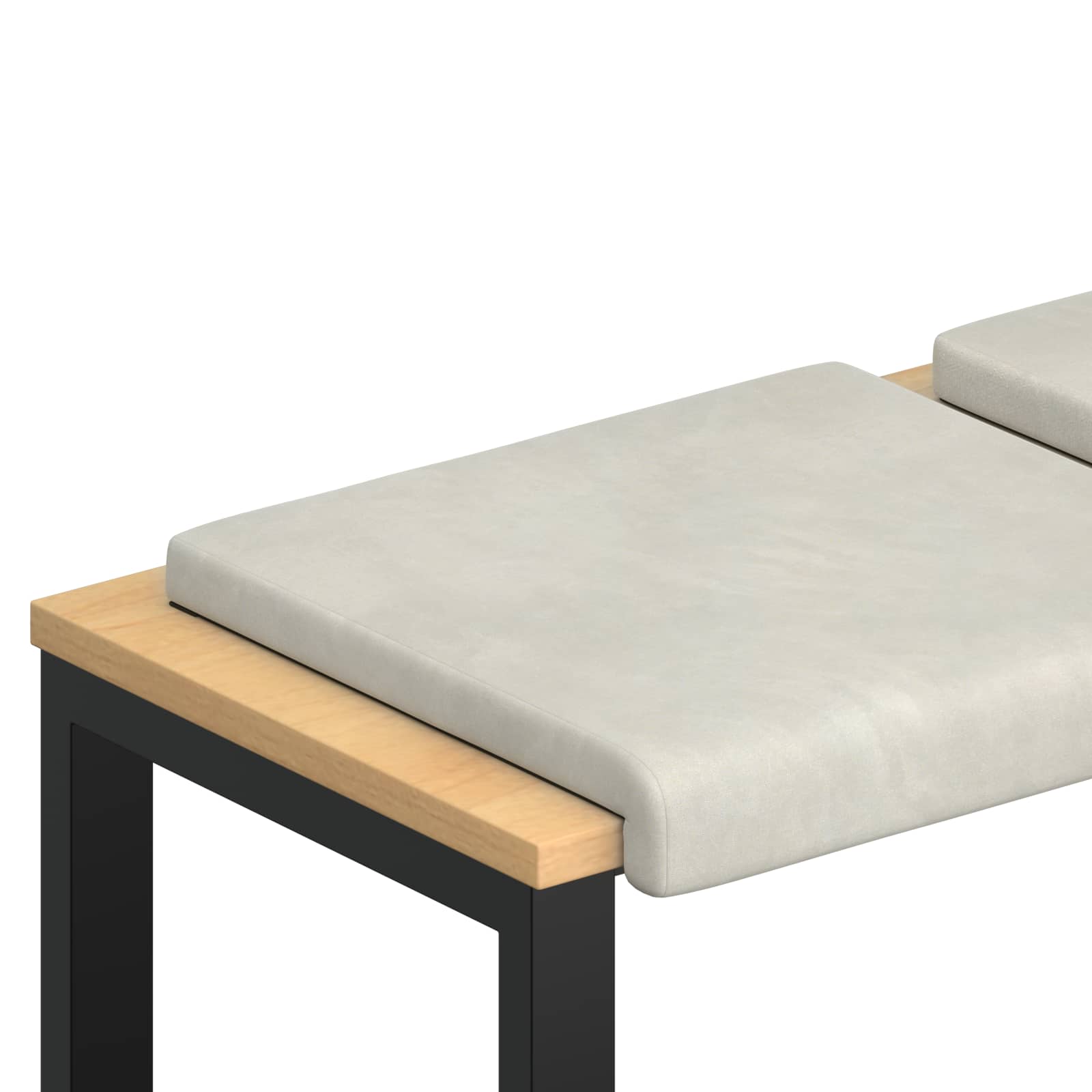 Suoliuko pagalvė 4 pcs Aksomas Kreminė Gylis 35 cm