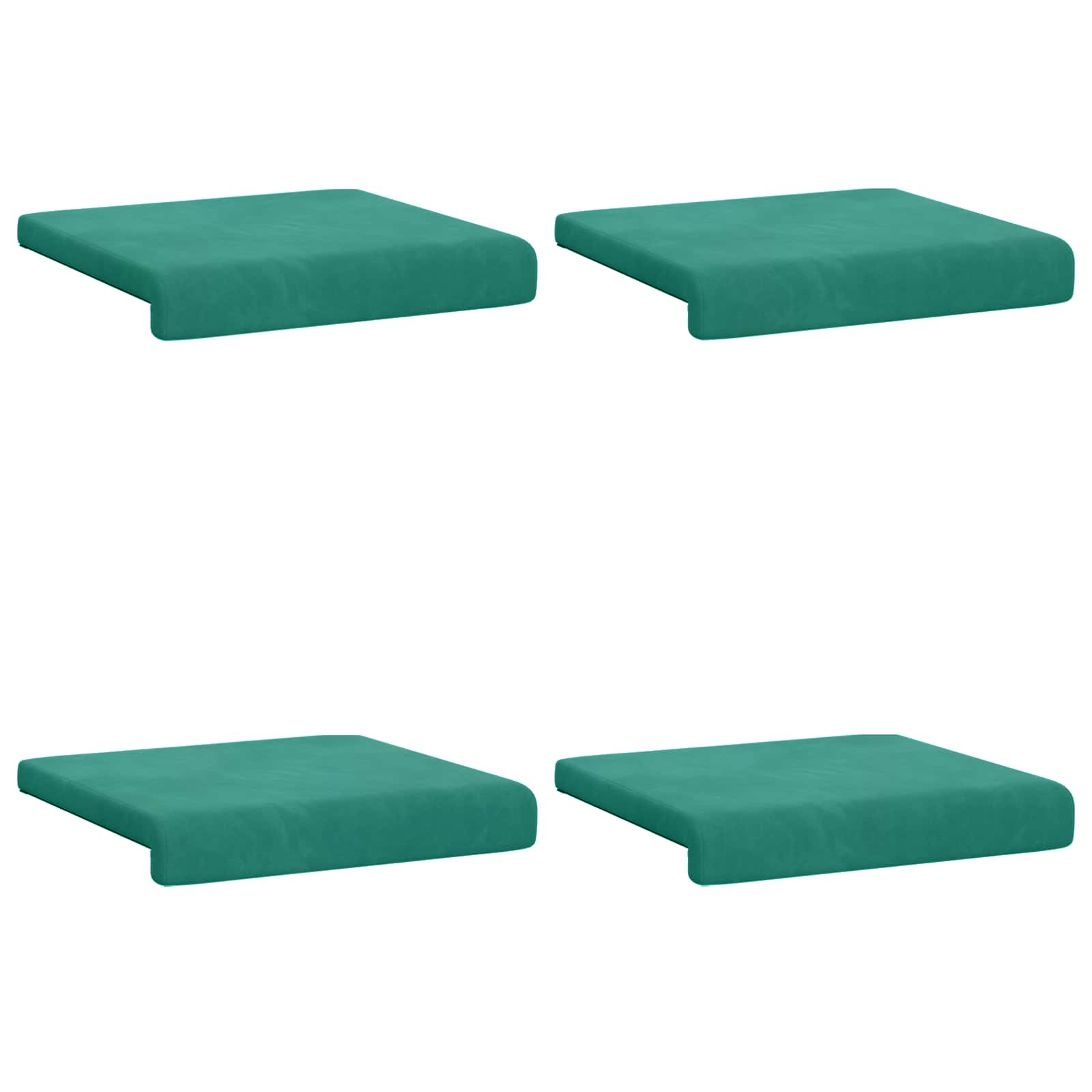 Suoliuko pagalvė 4 pcs Aksomas Turkio Gylis 35 cm