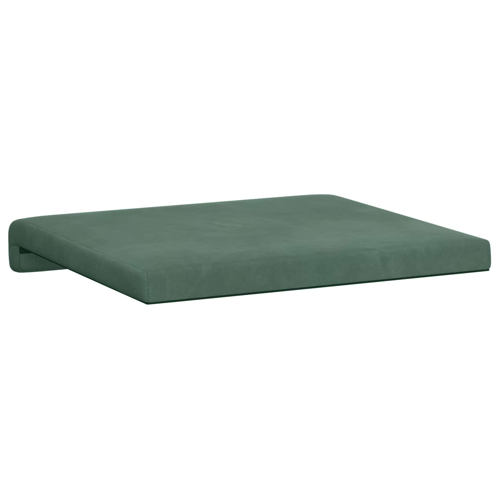 Suoliuko pagalvė 4 pcs Aksomas Jūrinė žalia Gylis 35 cm