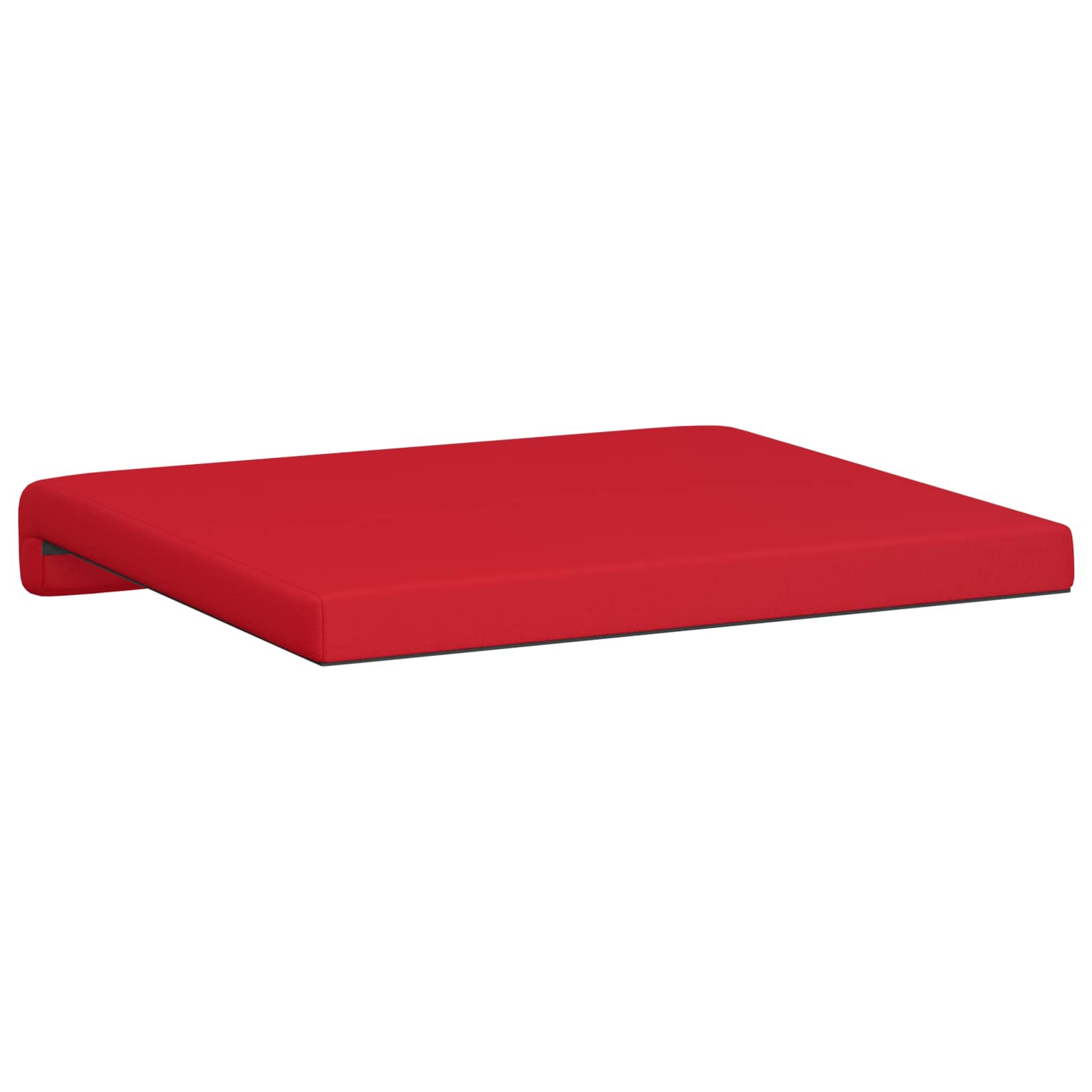 Suoliuko pagalvė 4 pcs Dirbtinė oda Raudona Gylis 35 cm