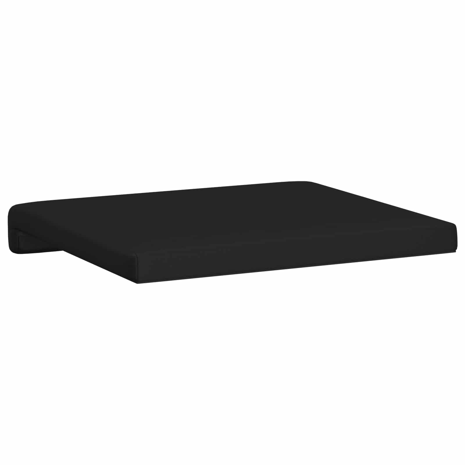 Suoliuko pagalvė 4 pcs Dirbtinė oda Juoda Gylis 35 cm