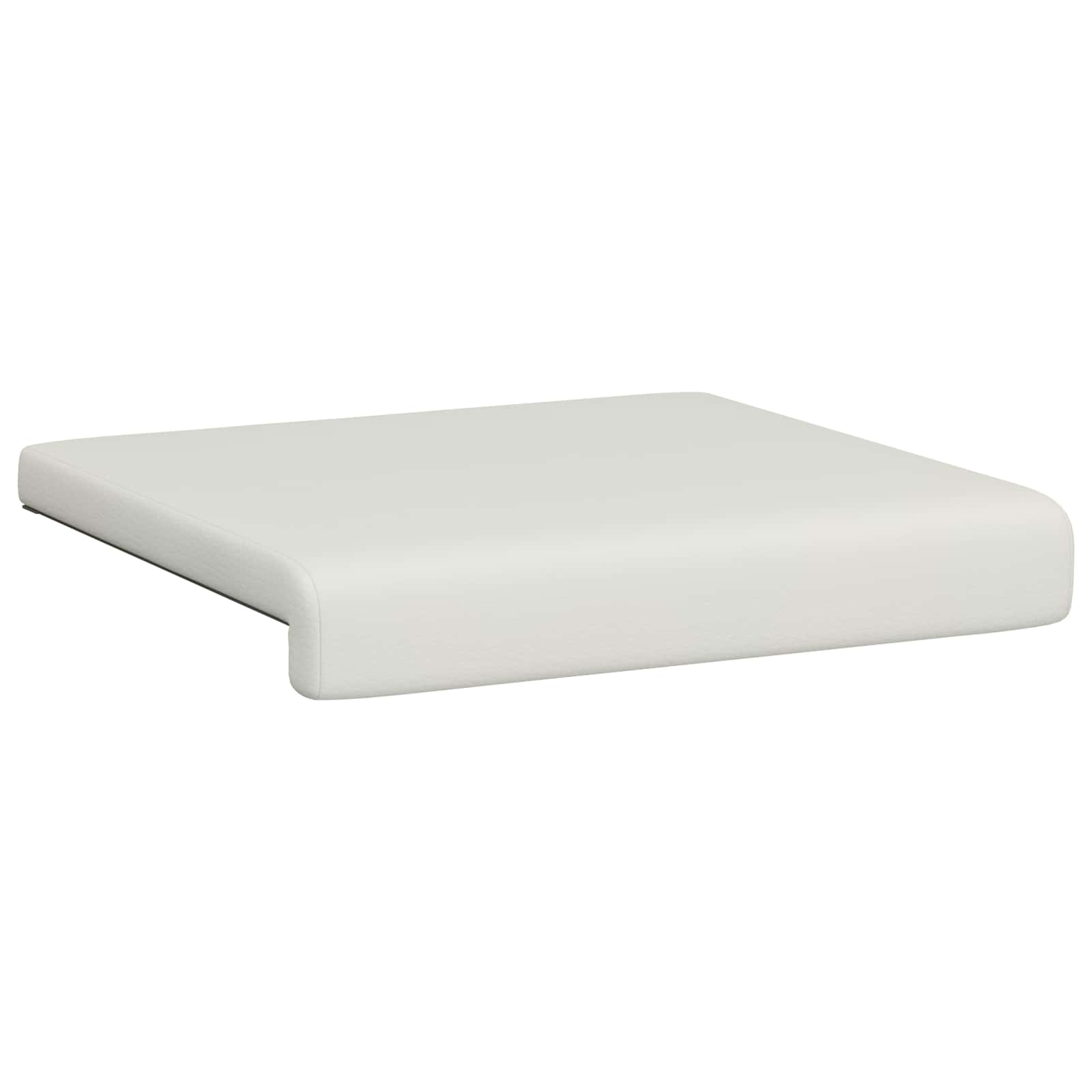 Suoliuko pagalvė 4 pcs Dirbtinė oda Balta Gylis 35 cm