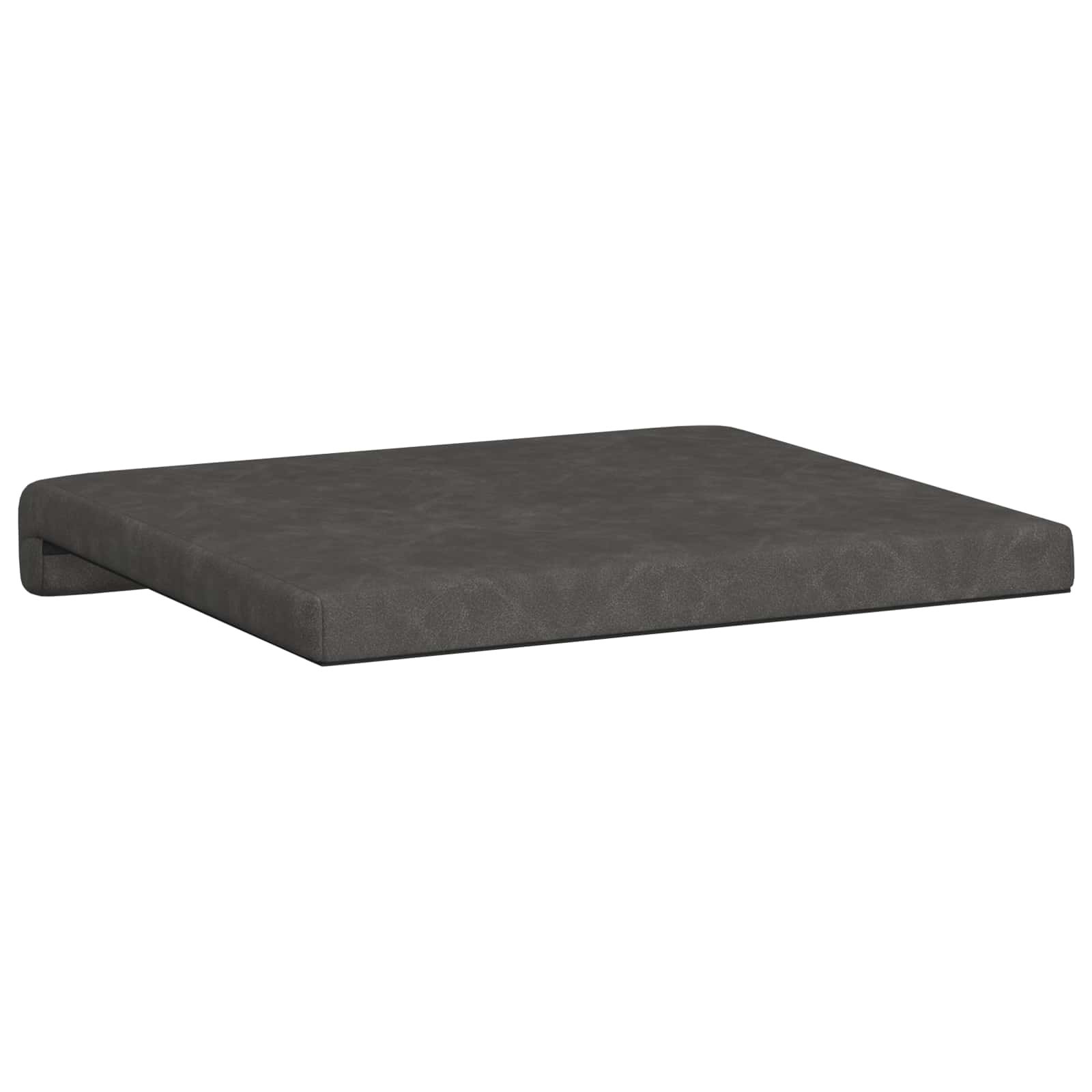 Suoliuko pagalvė 4 pcs Dirbtinė oda Juoda Gylis 35 cm