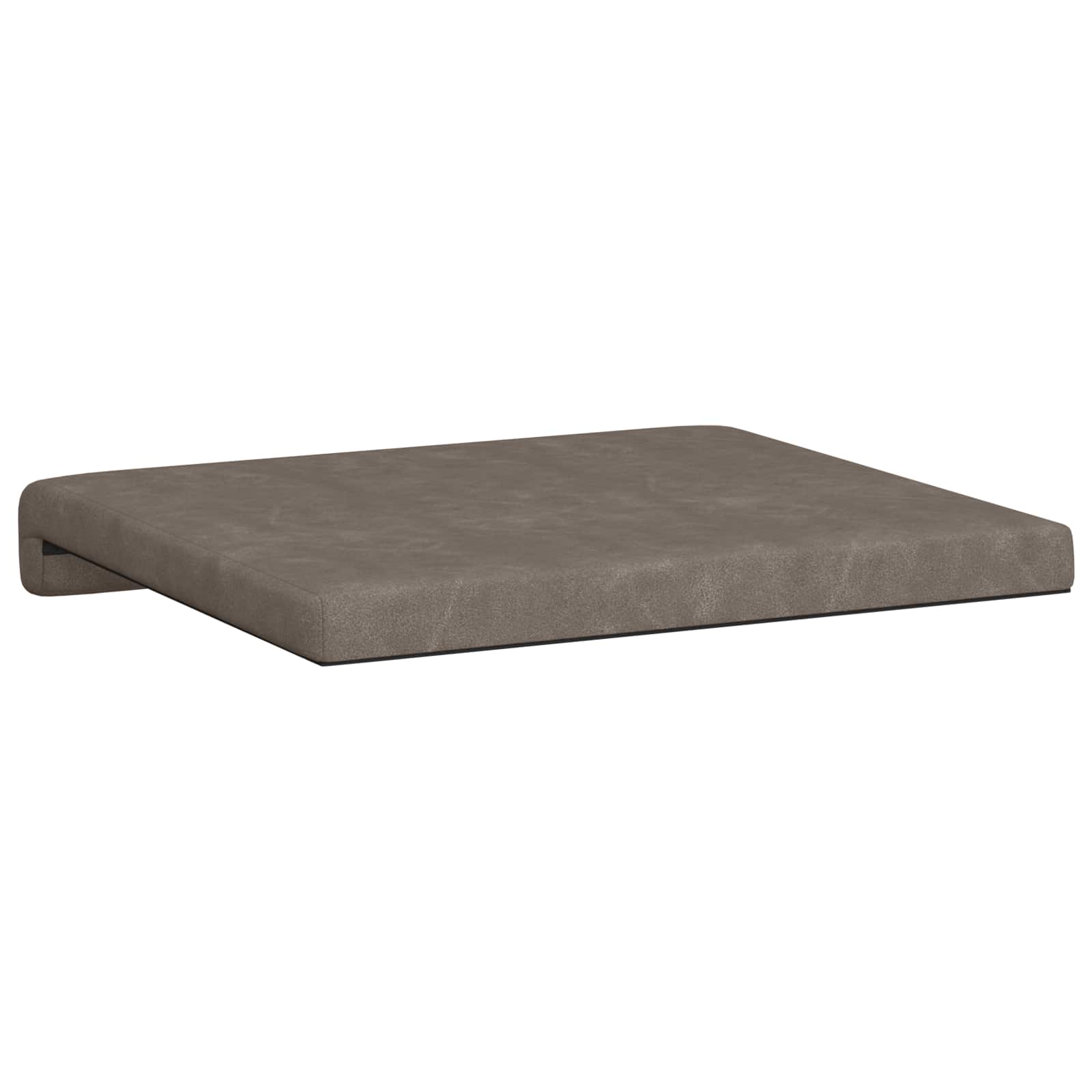 Suoliuko pagalvė 4 pcs Dirbtinė oda Pilka Gylis 35 cm