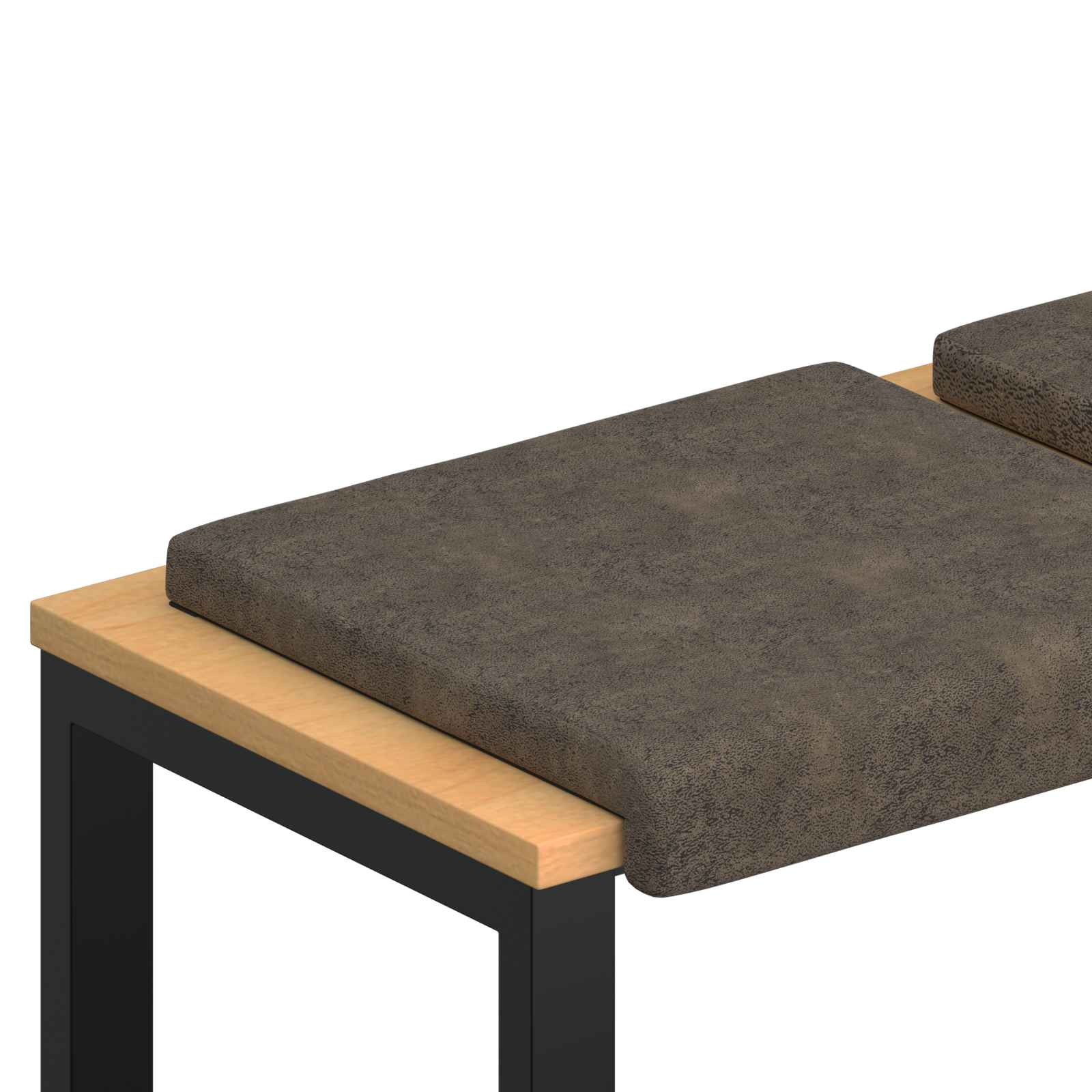 Suoliuko pagalvė 4 pcs Dirbtinė zomša Tamsiai pilka Gylis 35 cm