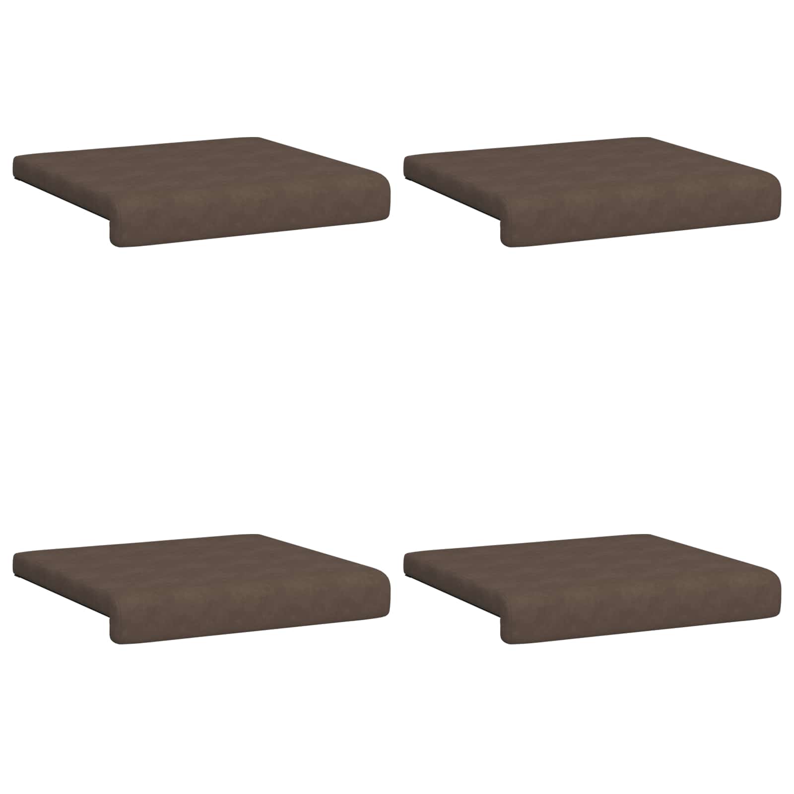 Suoliuko pagalvė 4 pcs Mikropluoštas Ruda Gylis 35 cm
