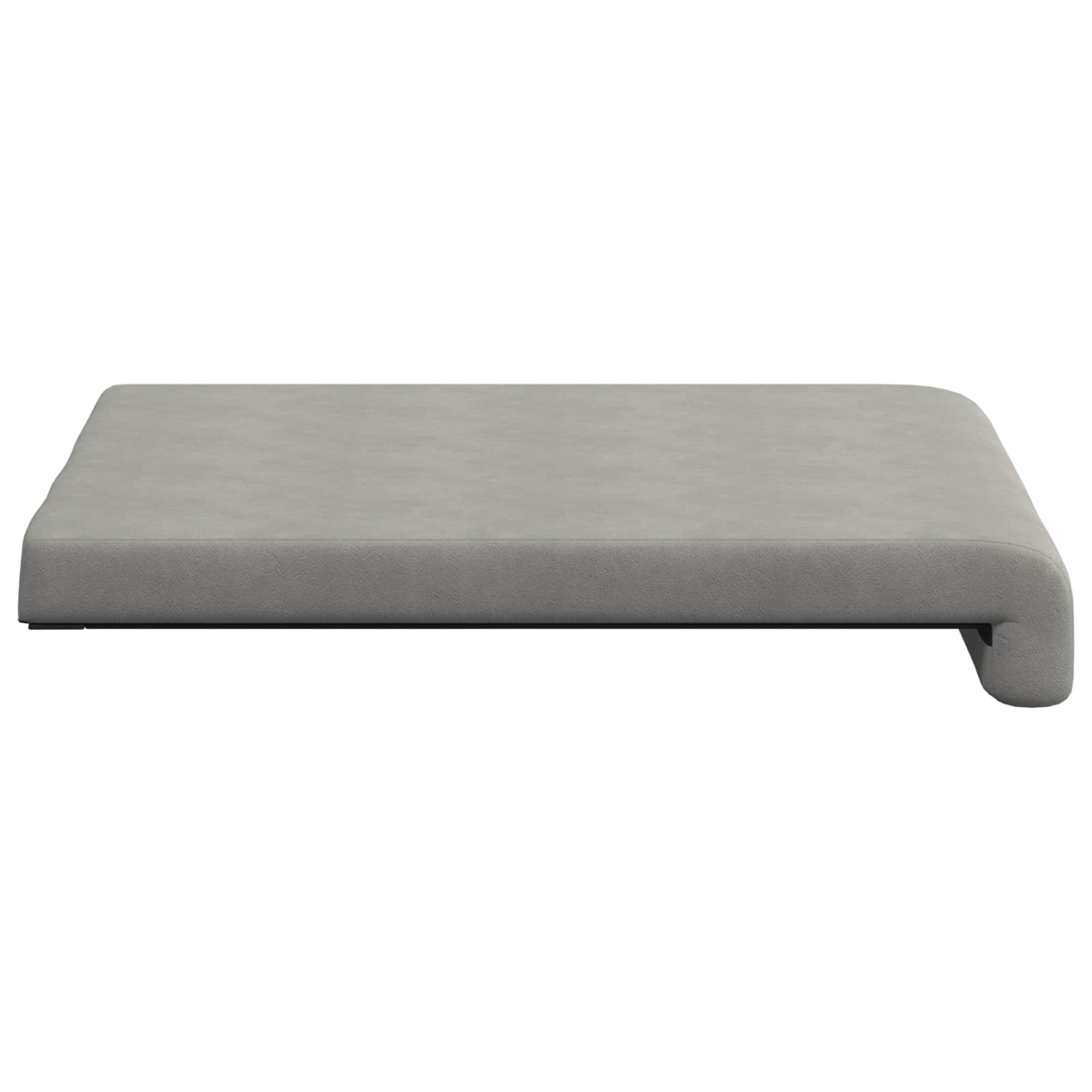 Suoliuko pagalvė 4 pcs Mikropluoštas Šviesiai pilka Gylis 35 cm