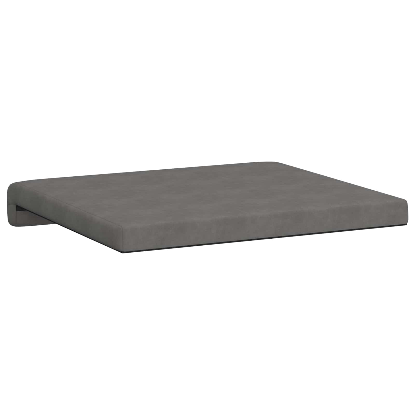 Suoliuko pagalvė 4 pcs Mikropluoštas Tamsiai pilka Gylis 35 cm