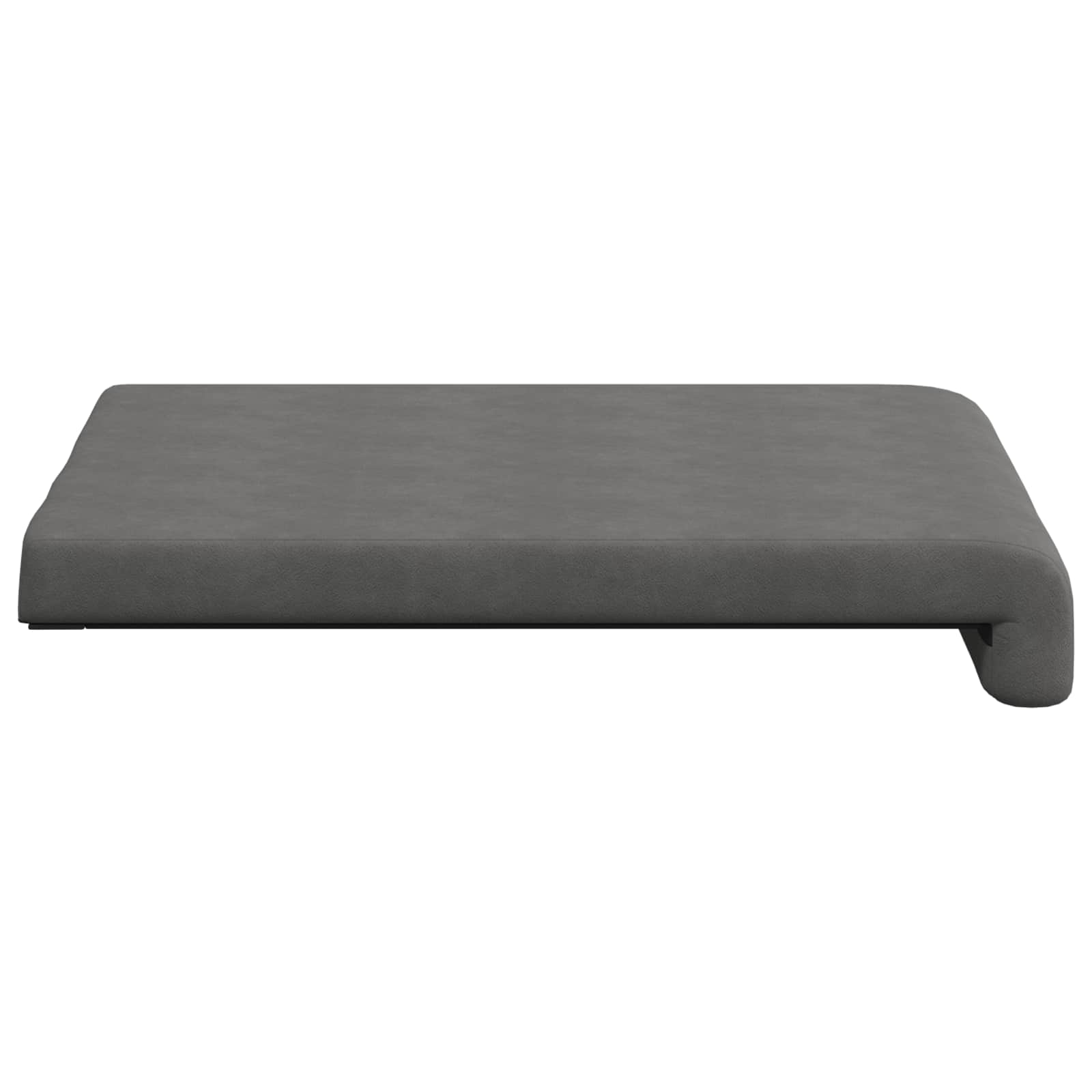 Suoliuko pagalvė 4 pcs Mikropluoštas Tamsiai pilka Gylis 35 cm