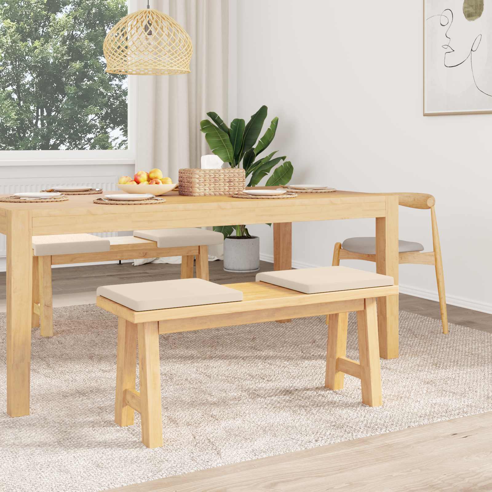Suoliuko pagalvė 4 pcs Mikropluoštas Smėlio Gylis 35 cm