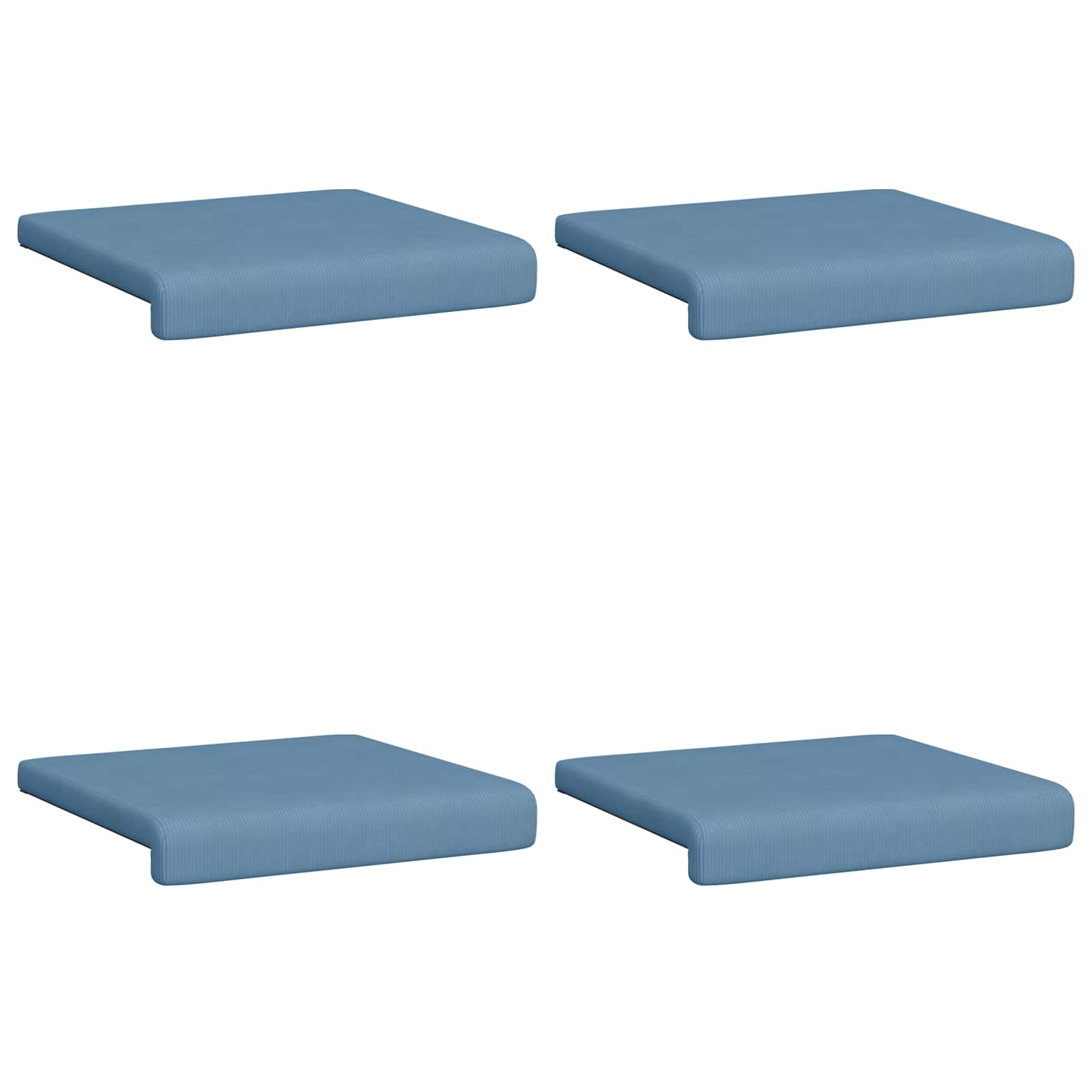Suoliuko pagalvė 4 pcs mančester Mėlyna Gylis 35 cm