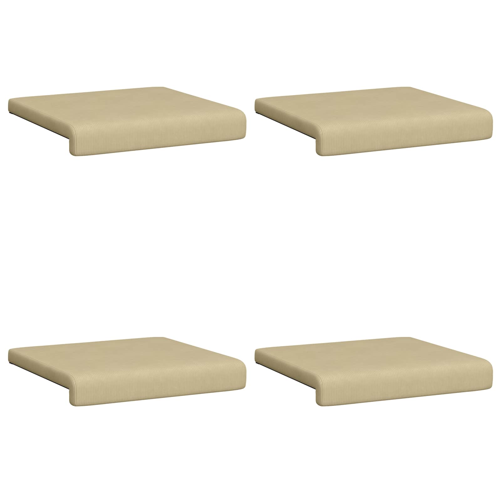 Suoliuko pagalvė 4 pcs mančester Pilkai žalia Gylis 35 cm
