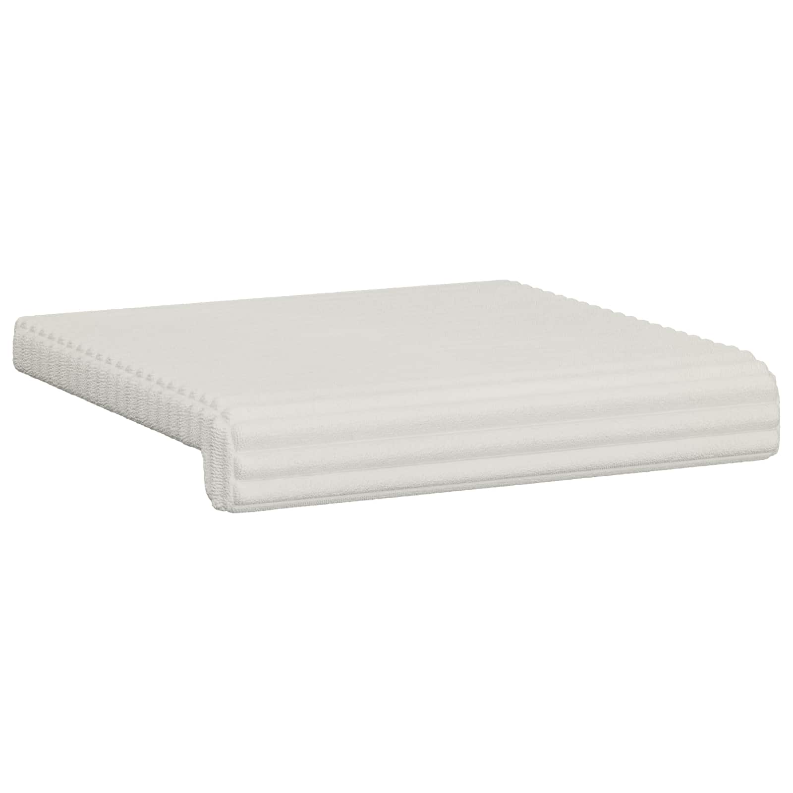 Suoliuko pagalvė 4 pcs Pūkuota korduroja Kreminė Gylis 35 cm